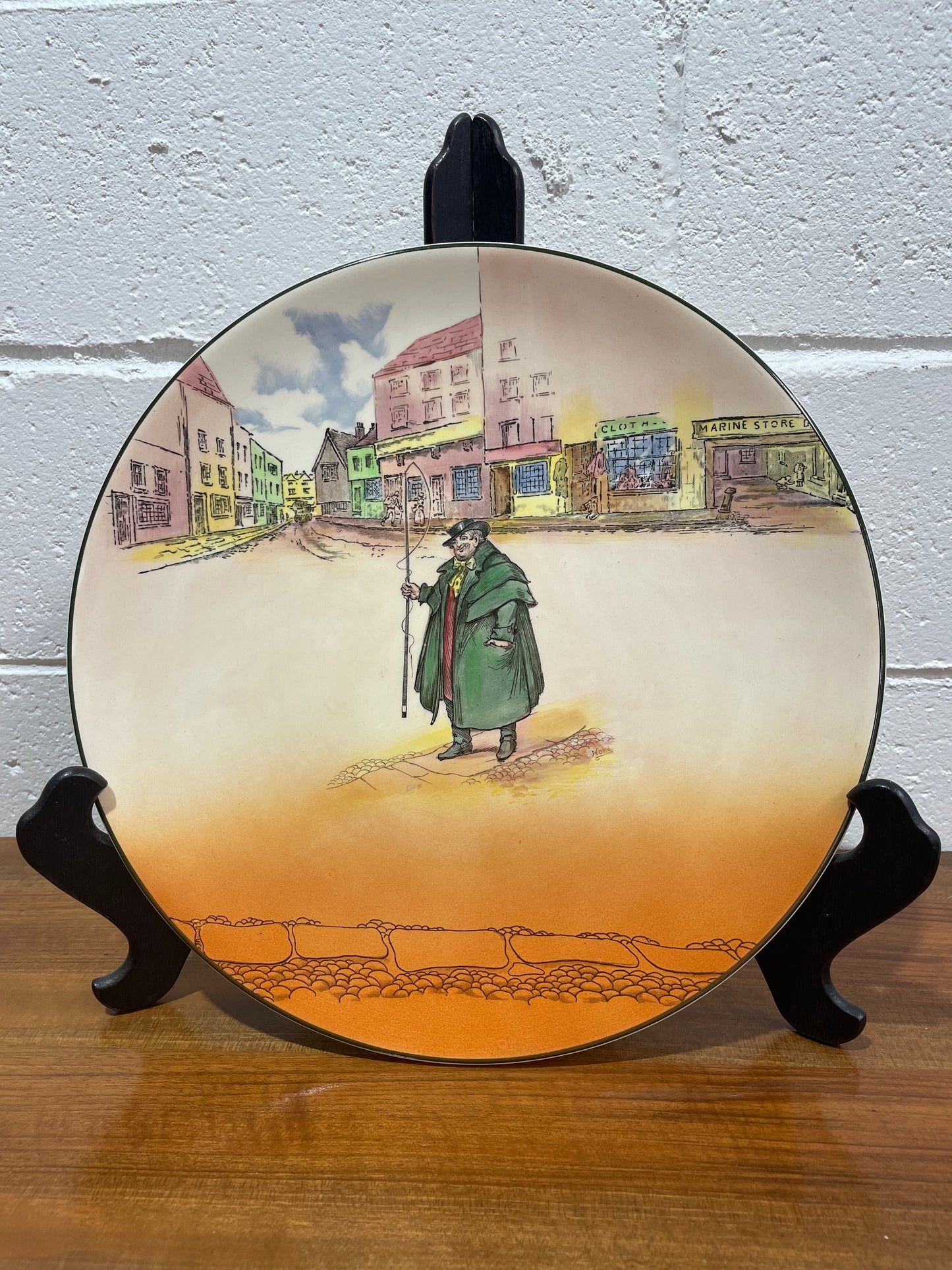Royal Doulton Series Ware " Dickens - Tony Weller " Large Plate / Charger 34 cm