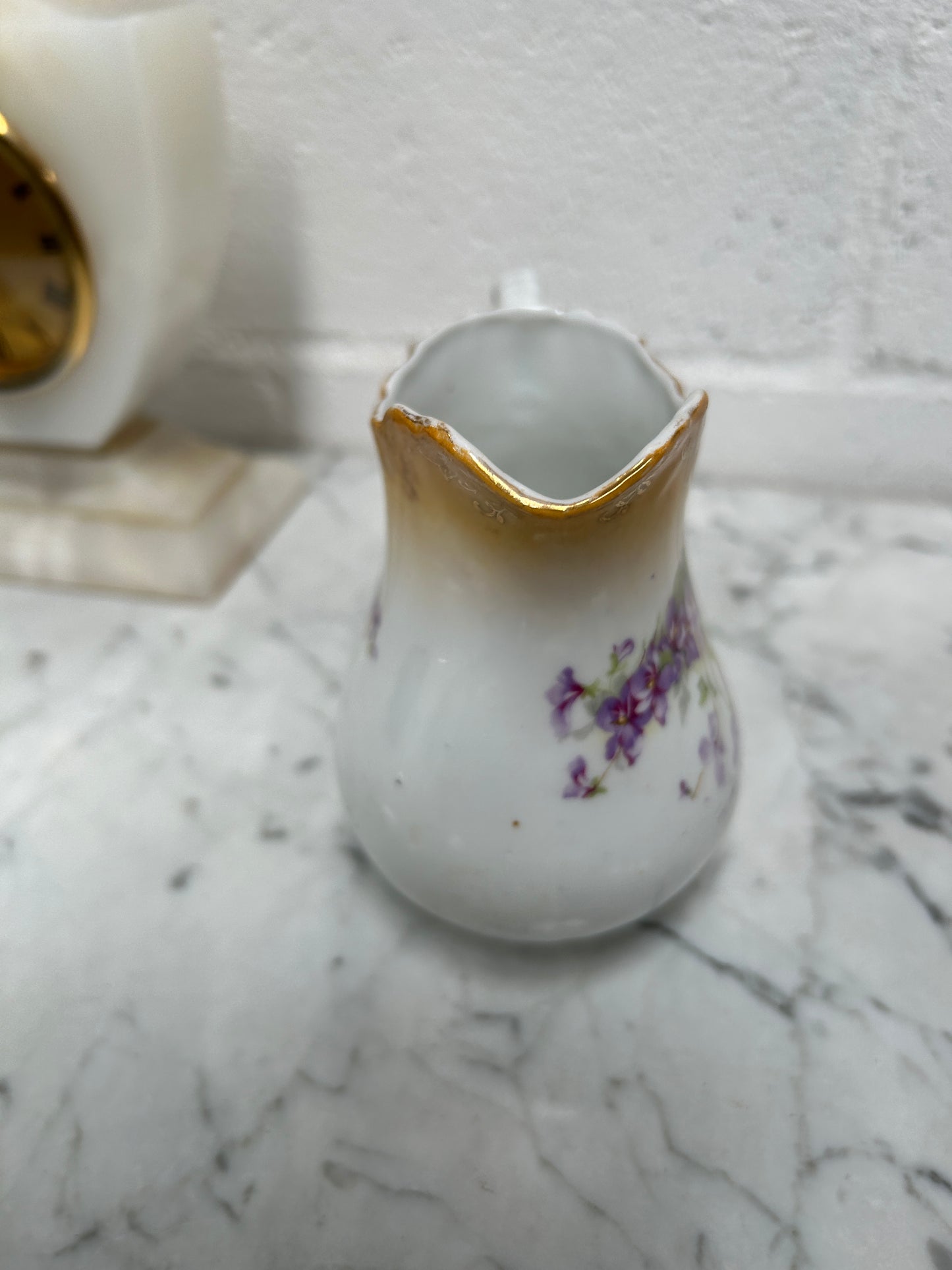 Vintage Marked Violets Jug