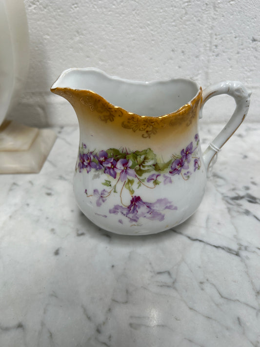 Vintage Marked Violets Jug