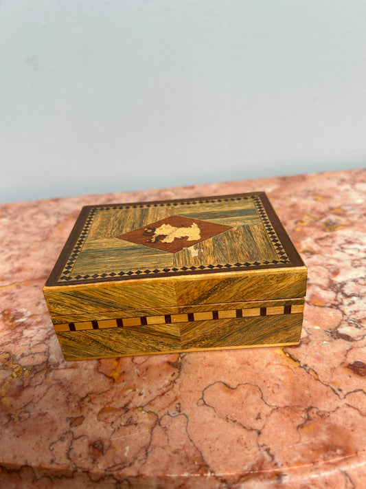 Vintage Inlaid Trinket Box