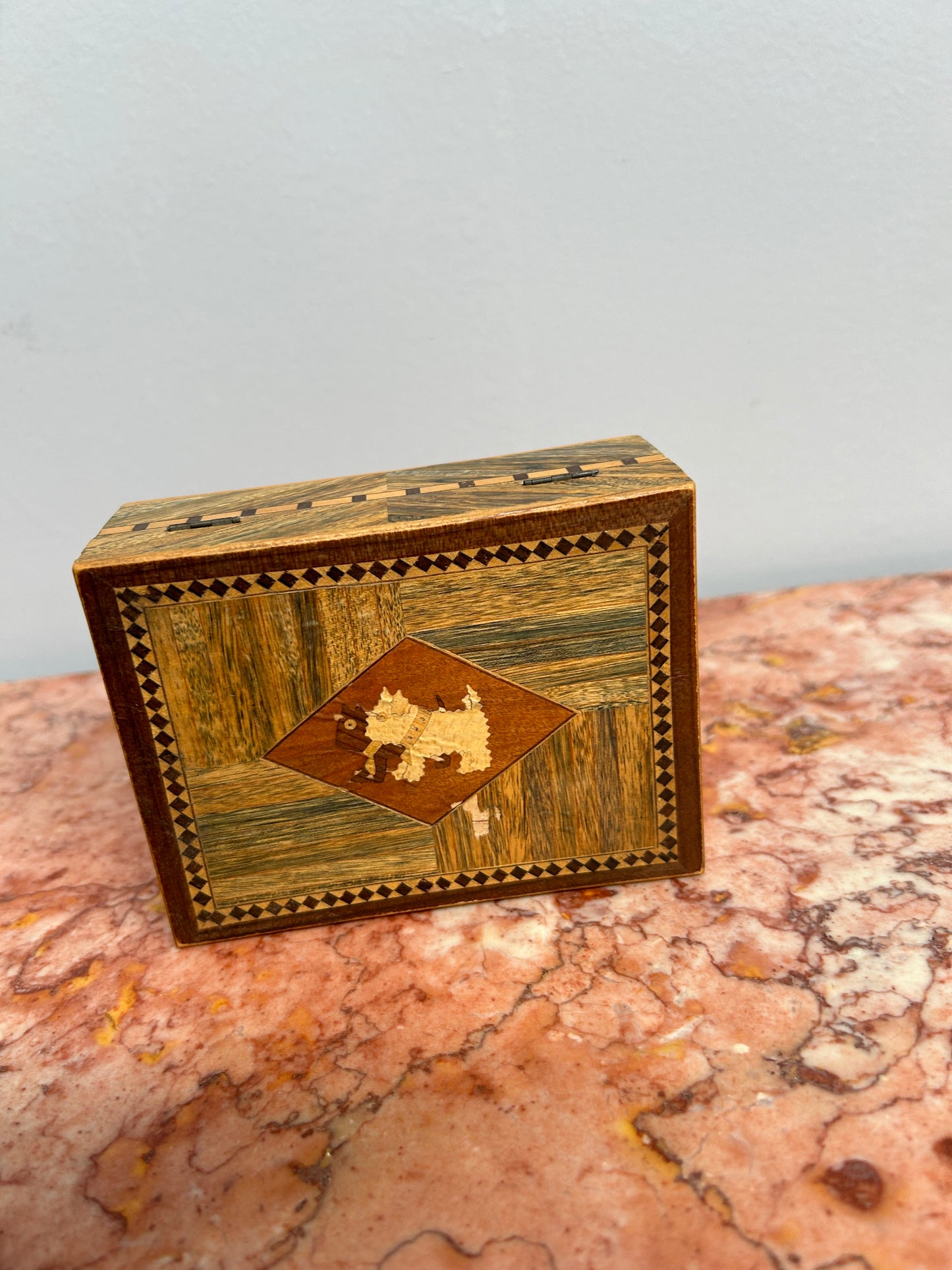 Vintage Inlaid Trinket Box