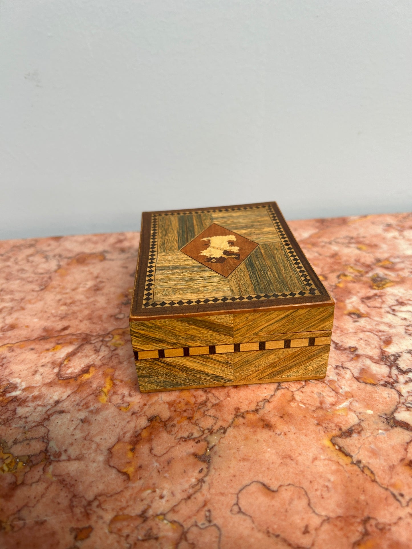 Vintage Inlaid Trinket Box