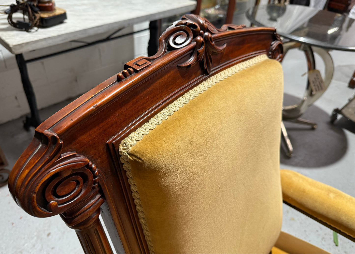 Pair of Late Victorian Mahogany Armchairs