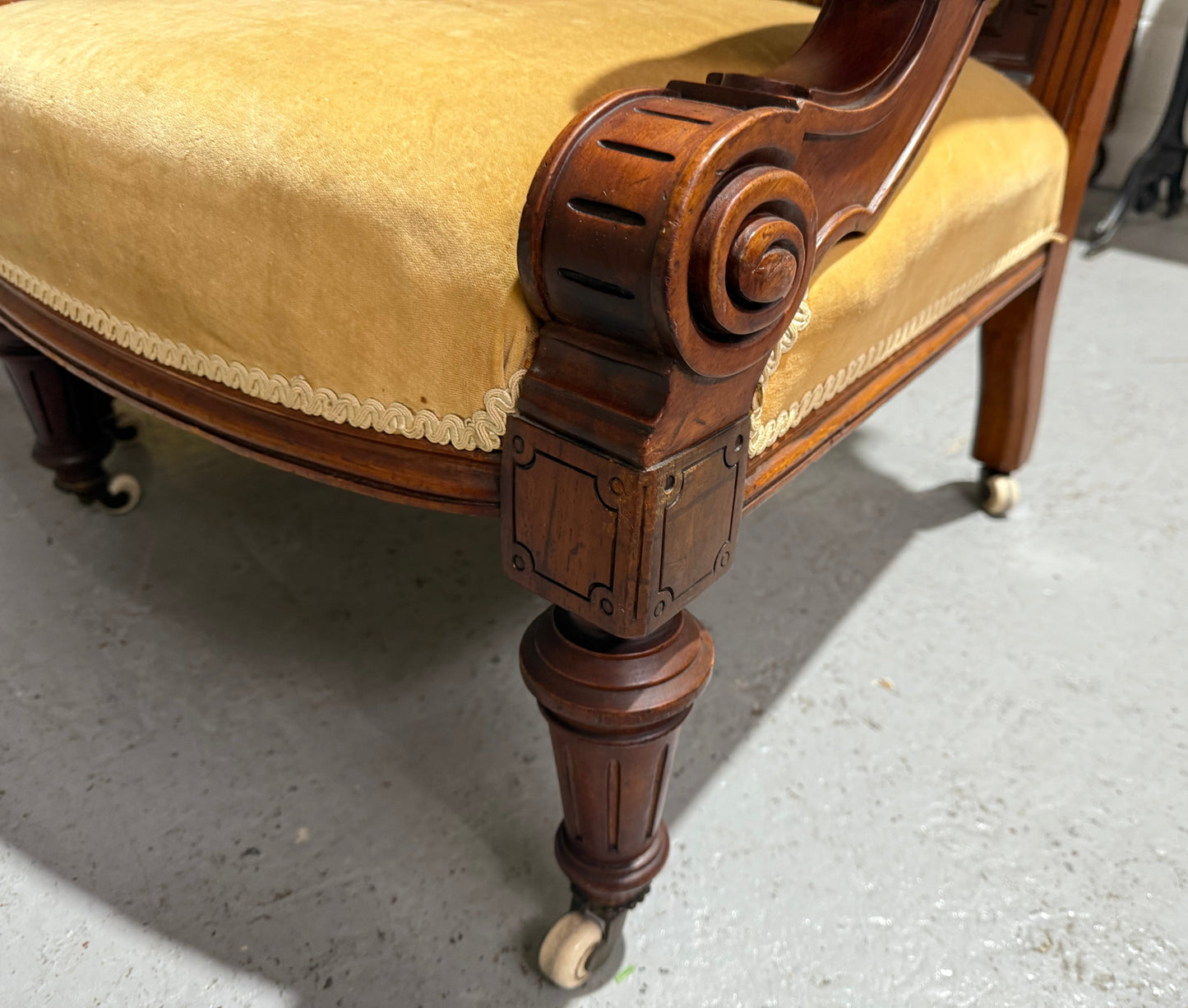 Pair of Late Victorian Mahogany Armchairs