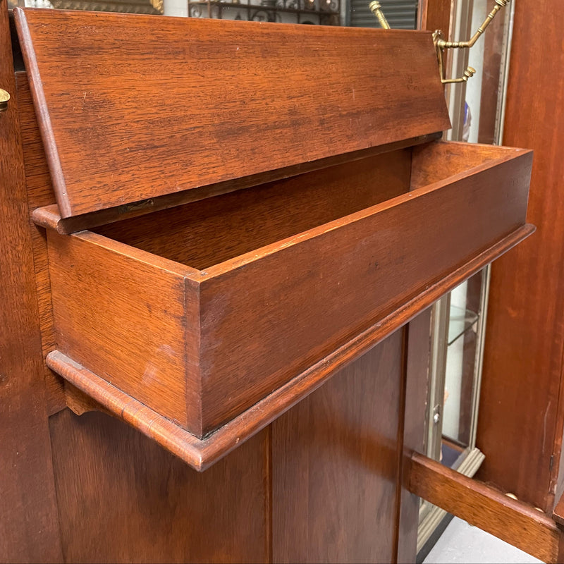 Period Australian Oak Arts & Crafts Hallstand