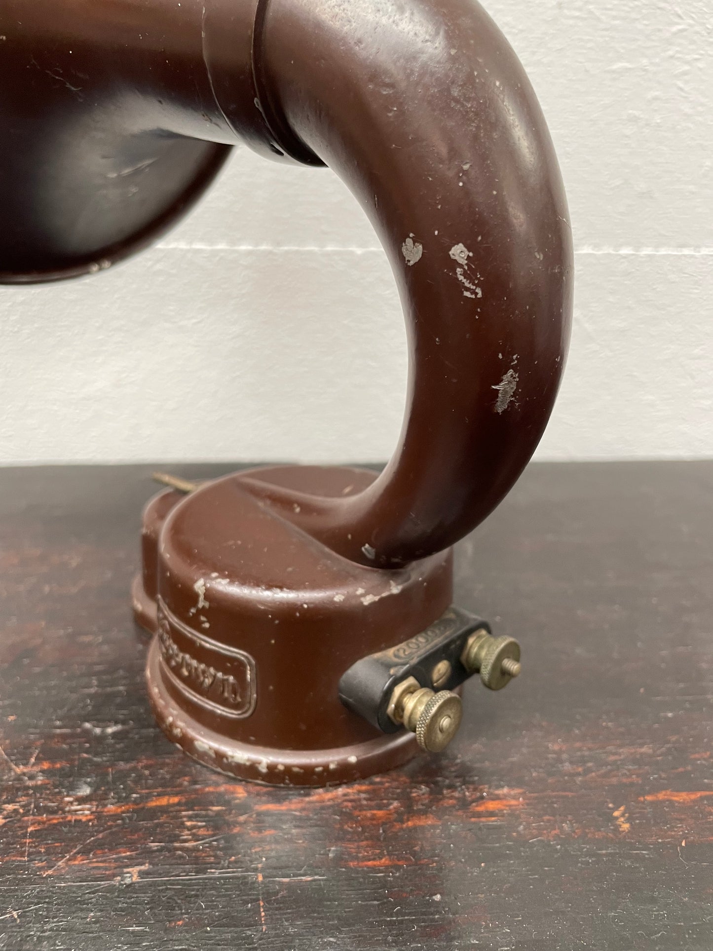 Fabulous Vintage Brown Radio Speaker