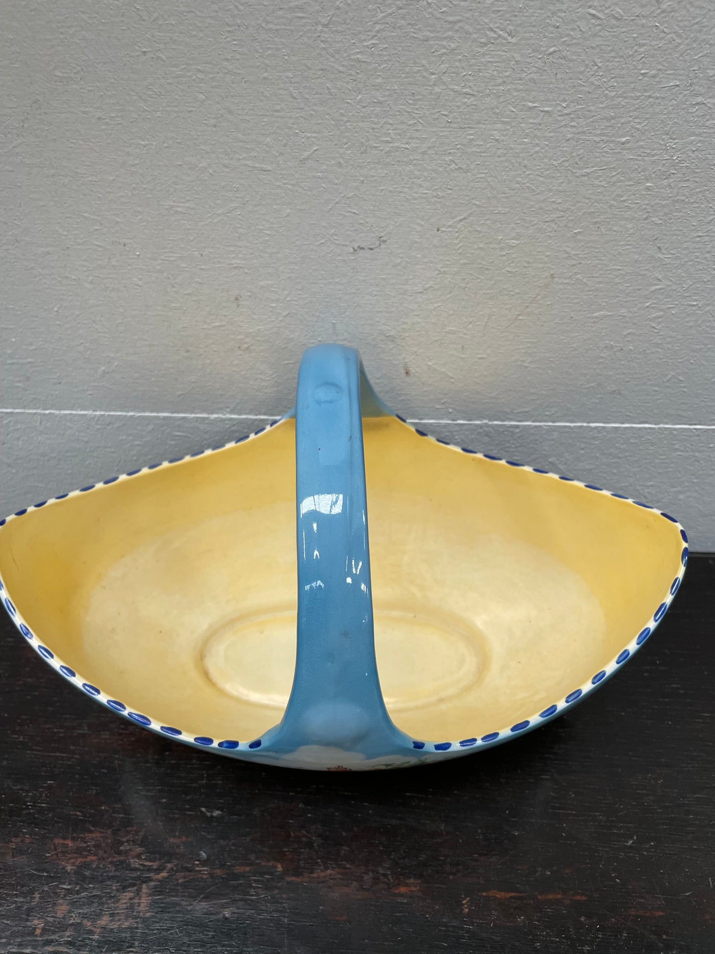 Very Attractive Falcon Ware China Basket