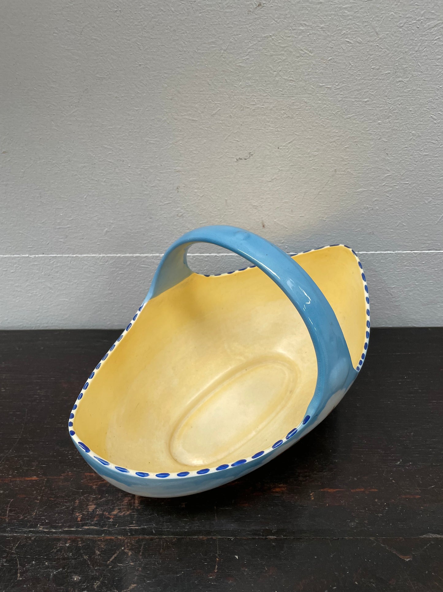 Very Attractive Falcon Ware China Basket