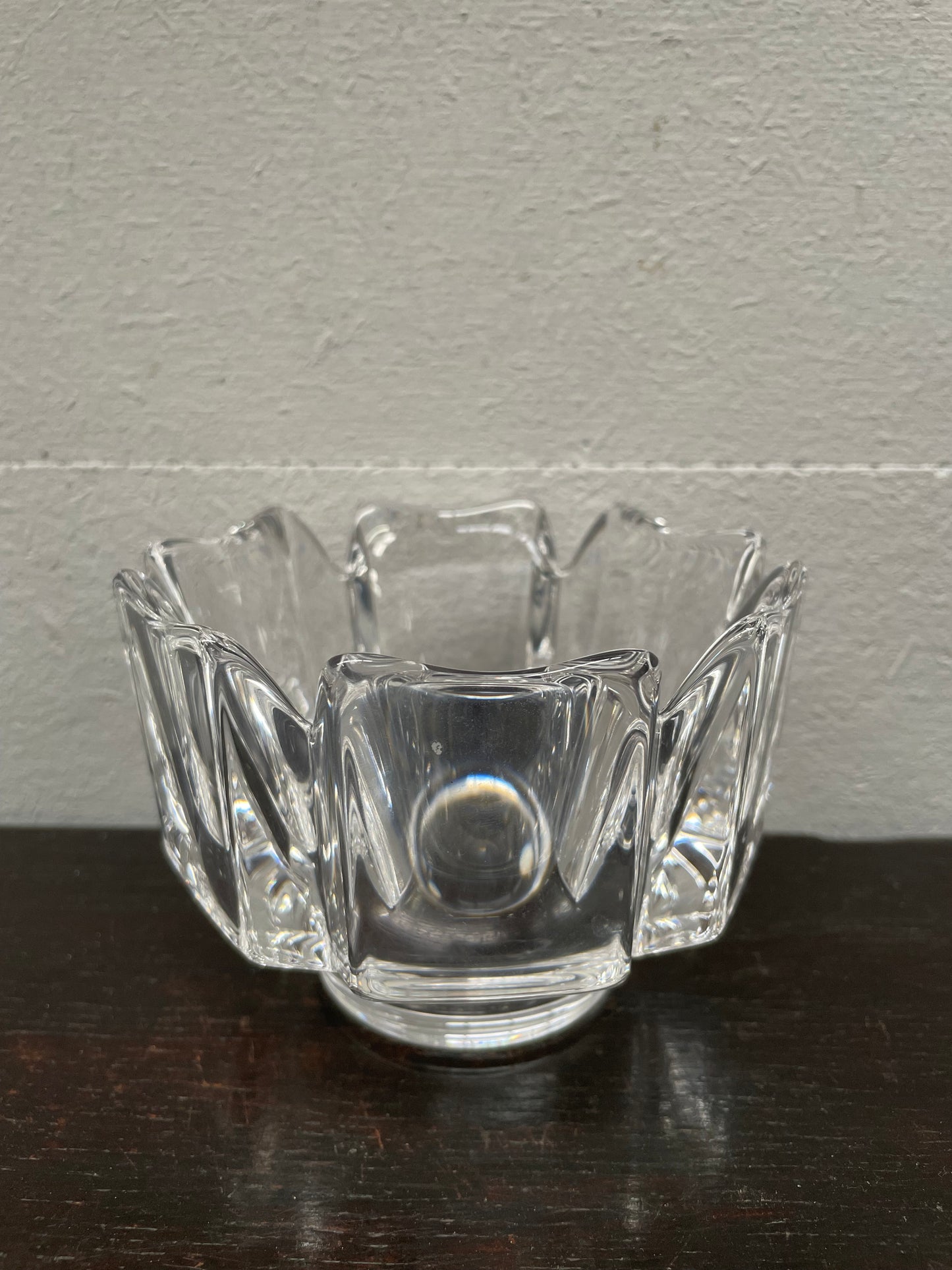 Vintage Orrefors Crystal Vase