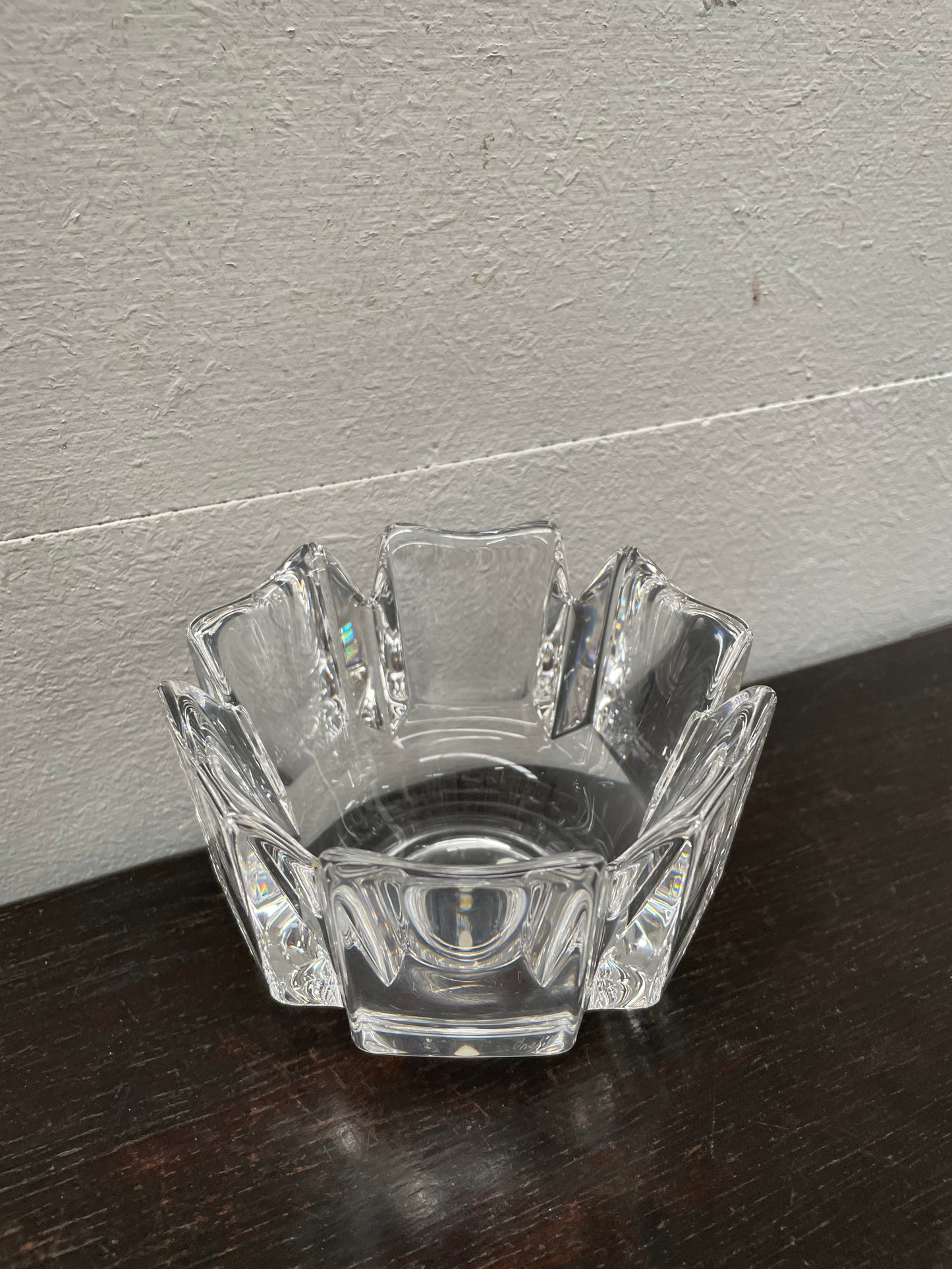 Vintage Orrefors Crystal Vase