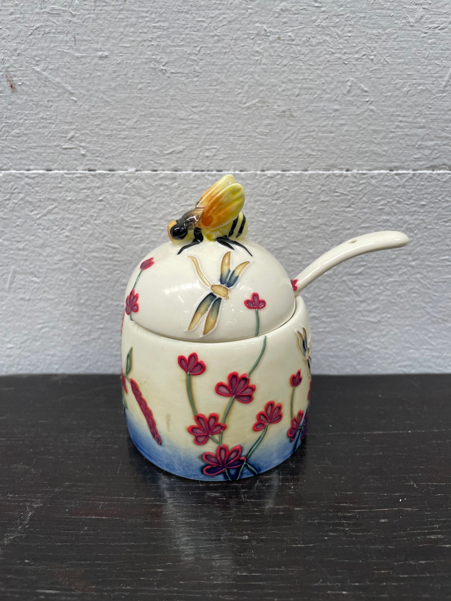 Old Tupton Ware Honey Pot & Spoon