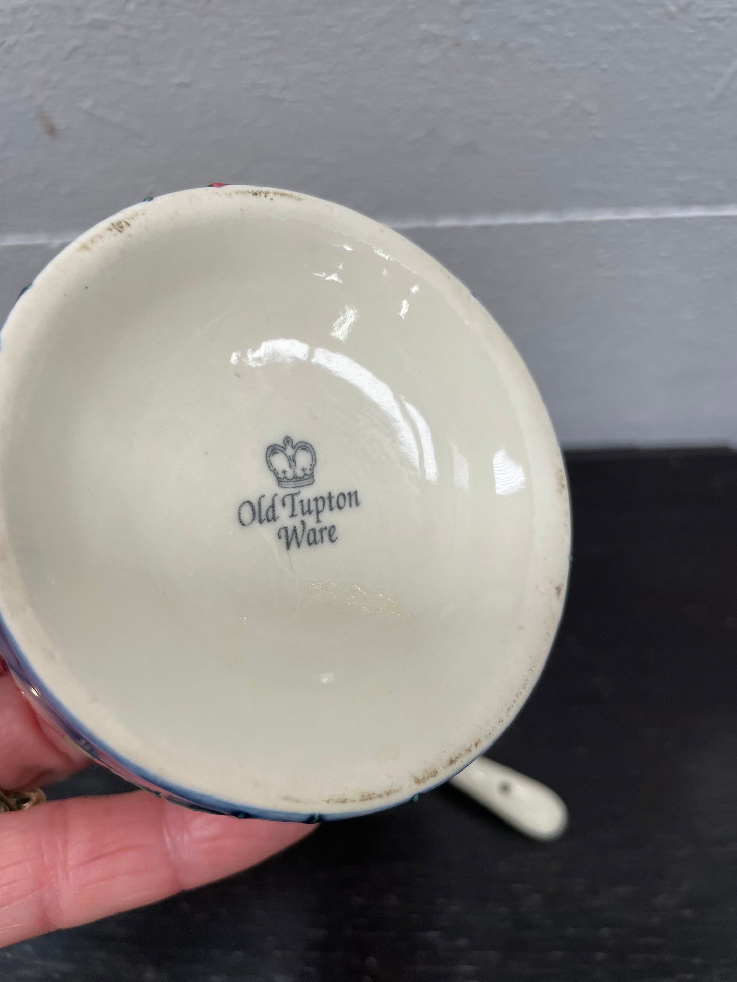 Old Tupton Ware Honey Pot & Spoon