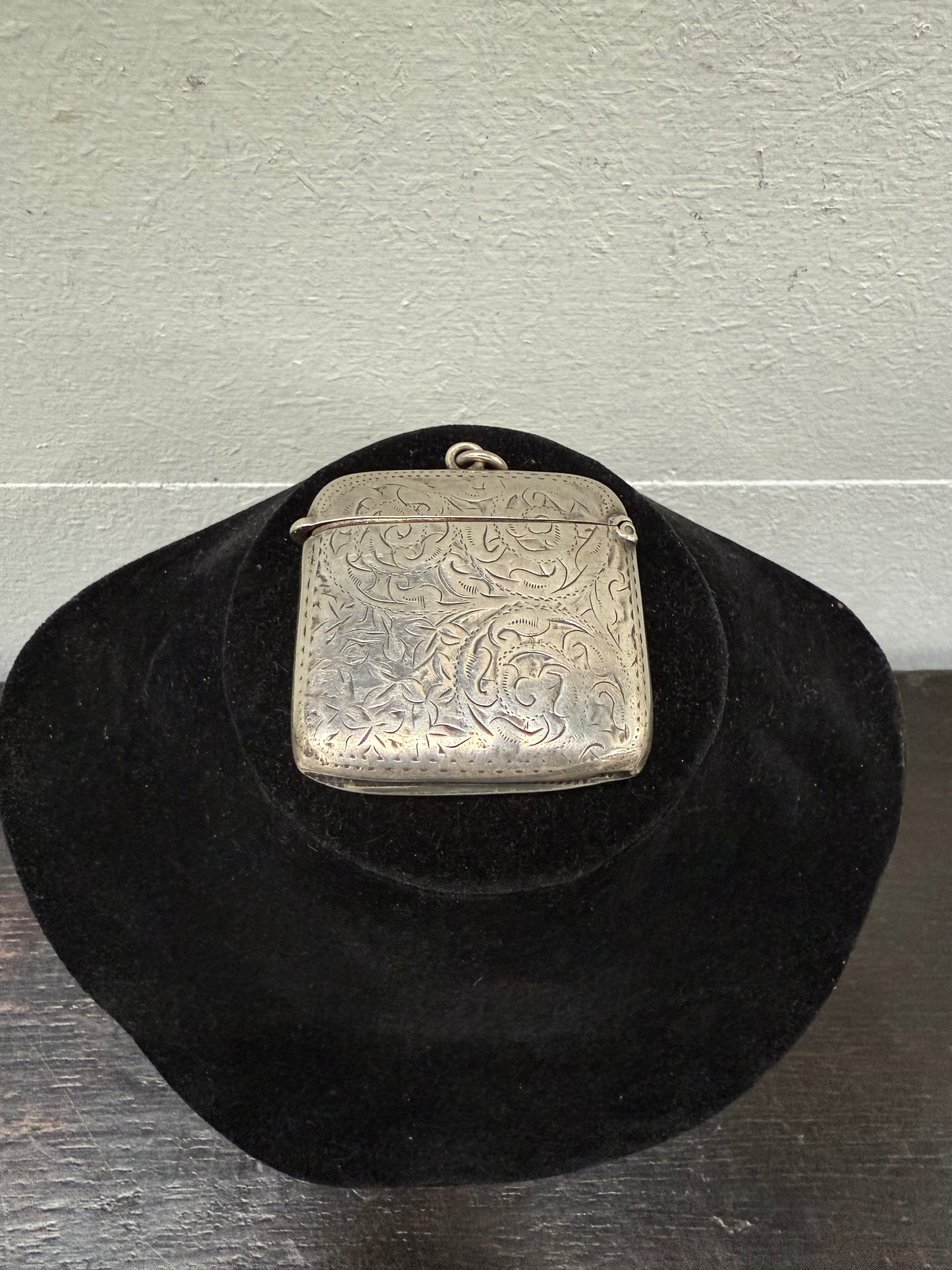 Edwardian Sterling Silver Vesta Case