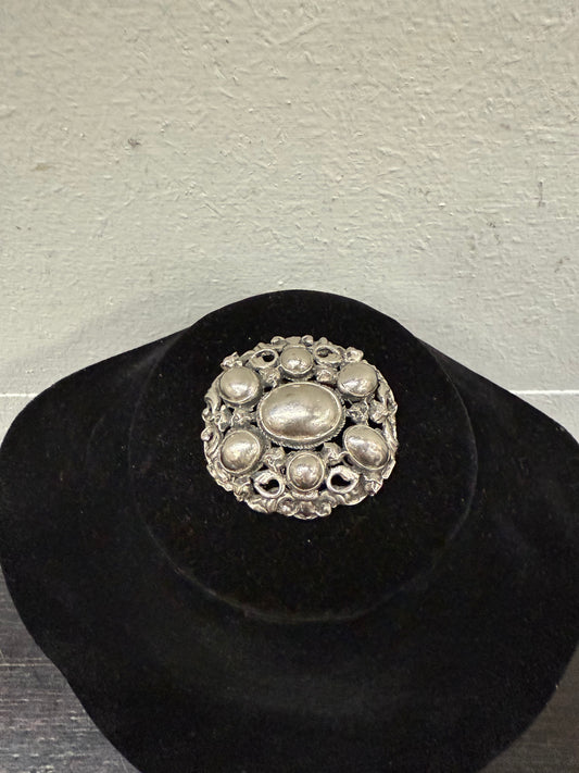 Vintage Silver Coloured Brooch