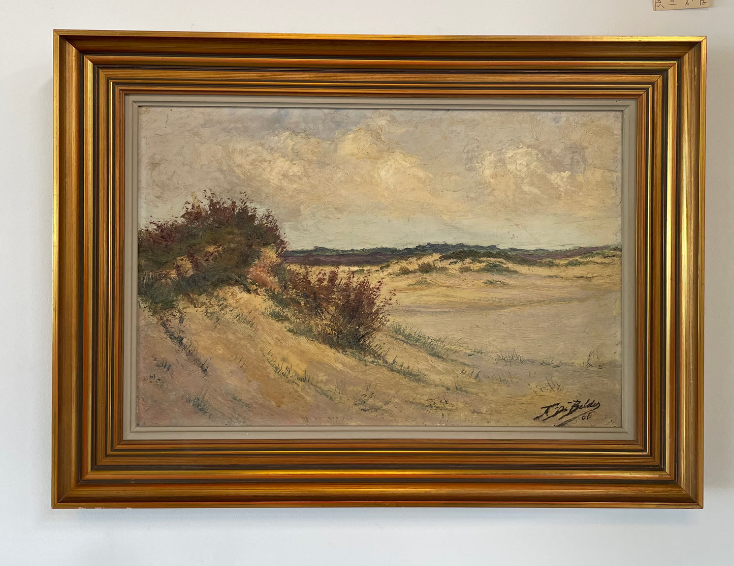 Lovely oil on canvas beach Scene Painting