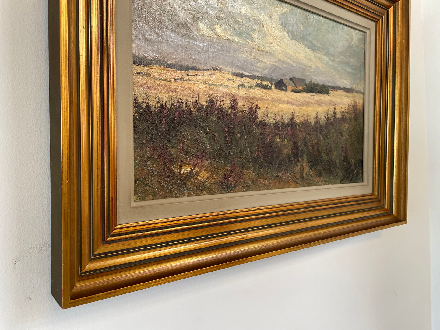 Lovely oil on canvas landscape painting