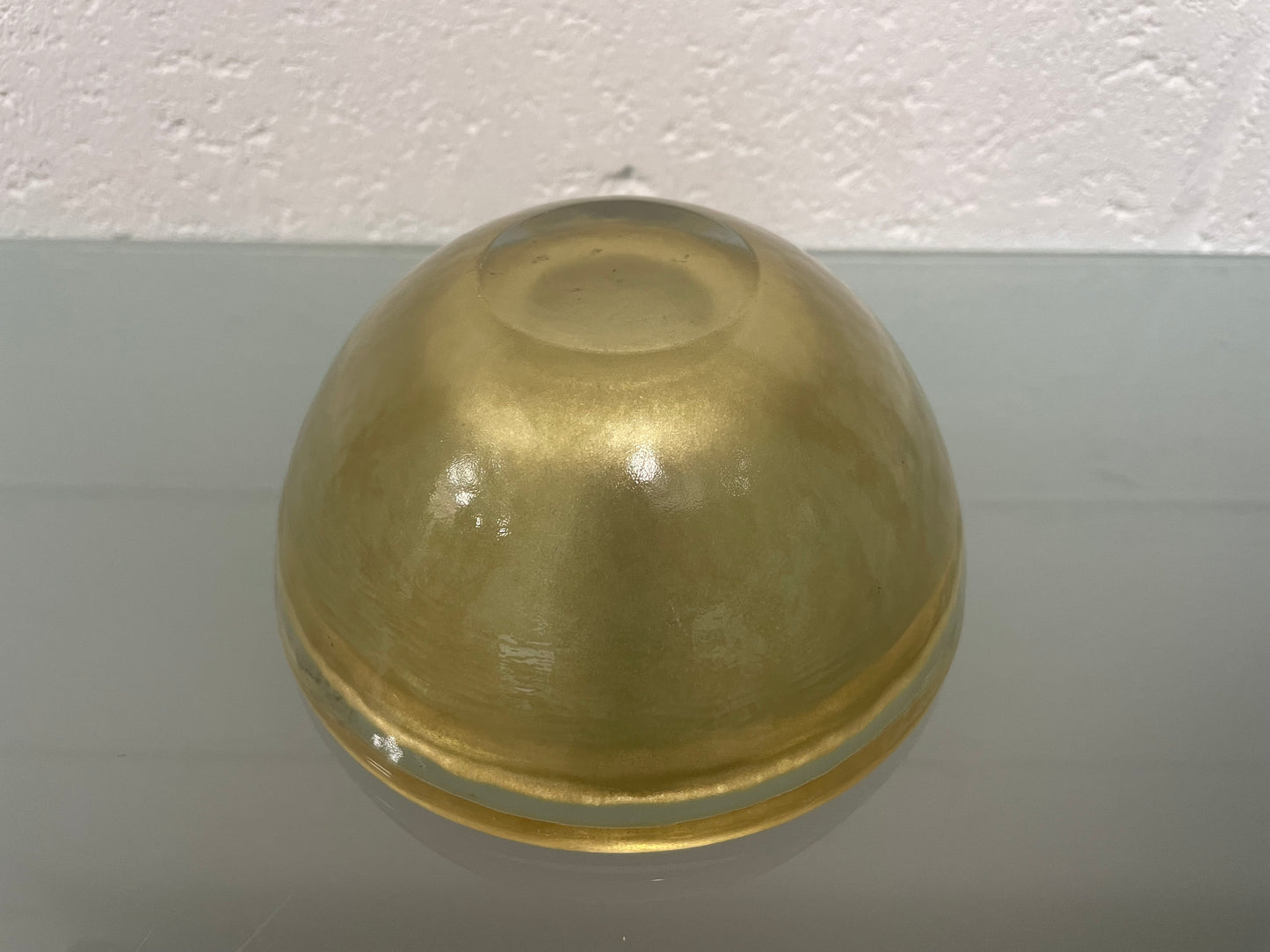 Murano Gold Decorated Glass Bowl