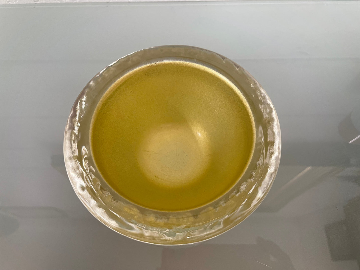 Murano Gold Decorated Glass Bowl
