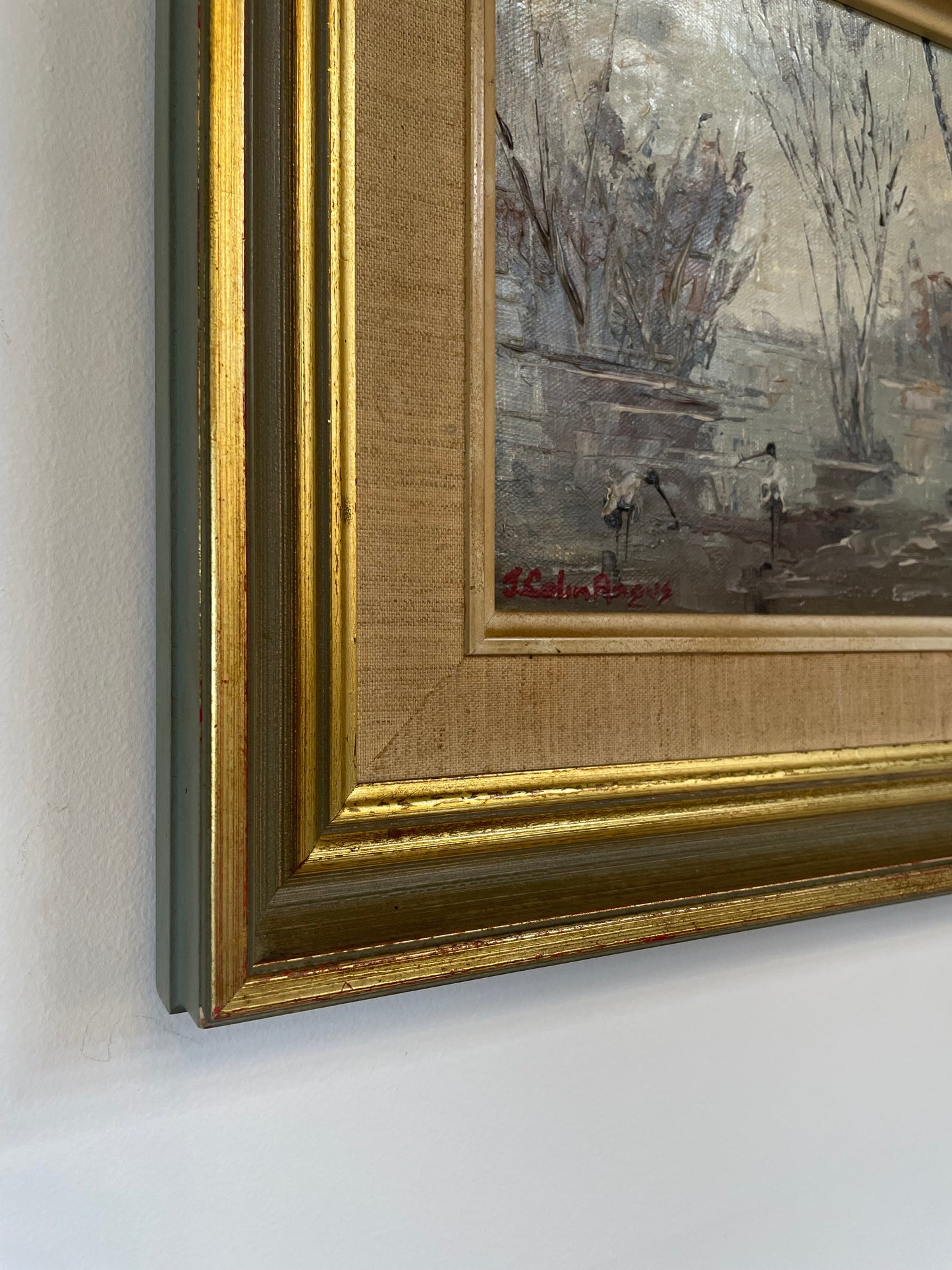 John Angus 'Lake Mulwala' Painting