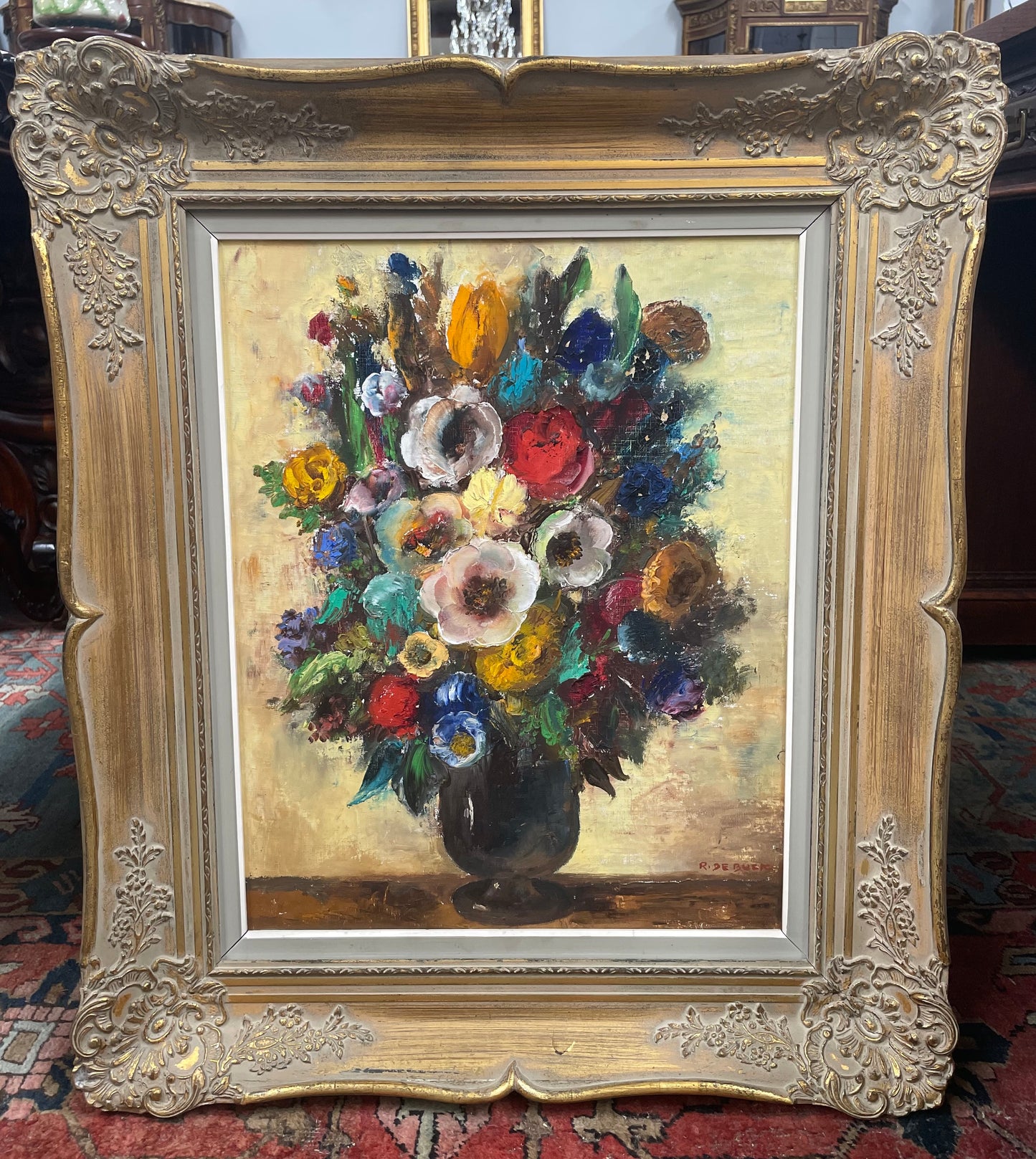 R. de Buck Belgium Framed Painting