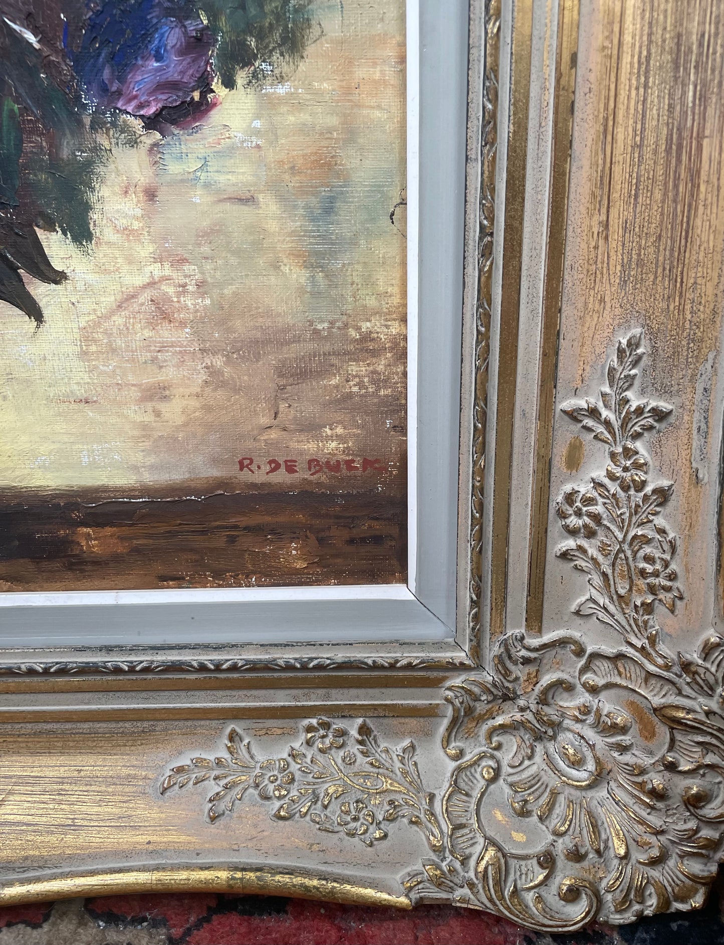 R. de Buck Belgium Framed Painting