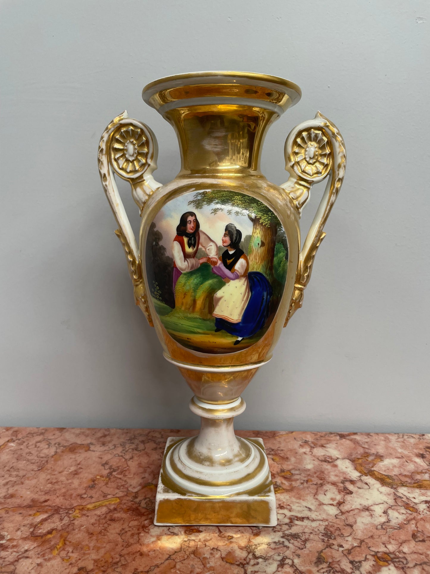 Antique Paris Porcelain Vase