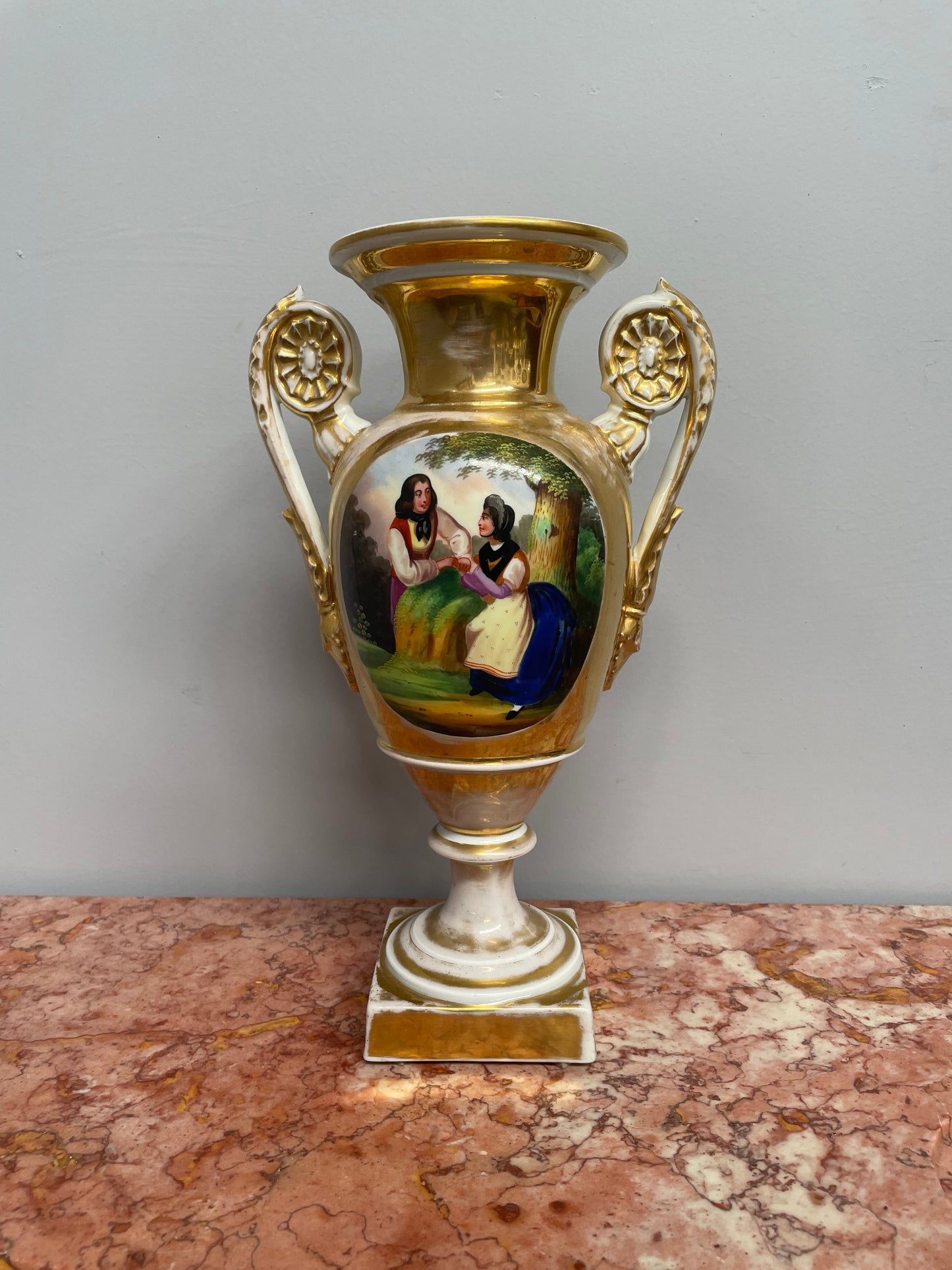Antique Paris Porcelain Vase