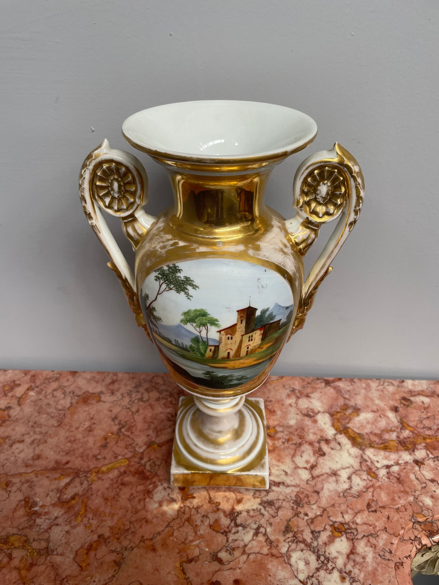 Antique Paris Porcelain Vase