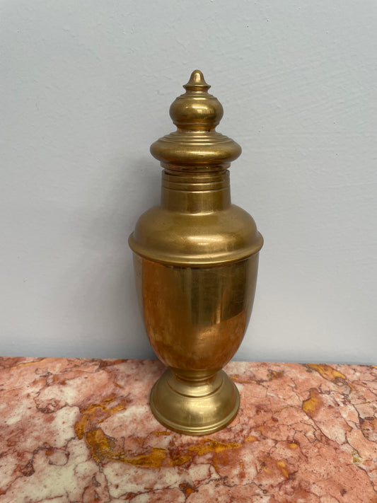 Vintage Brass Cocktail Shaker