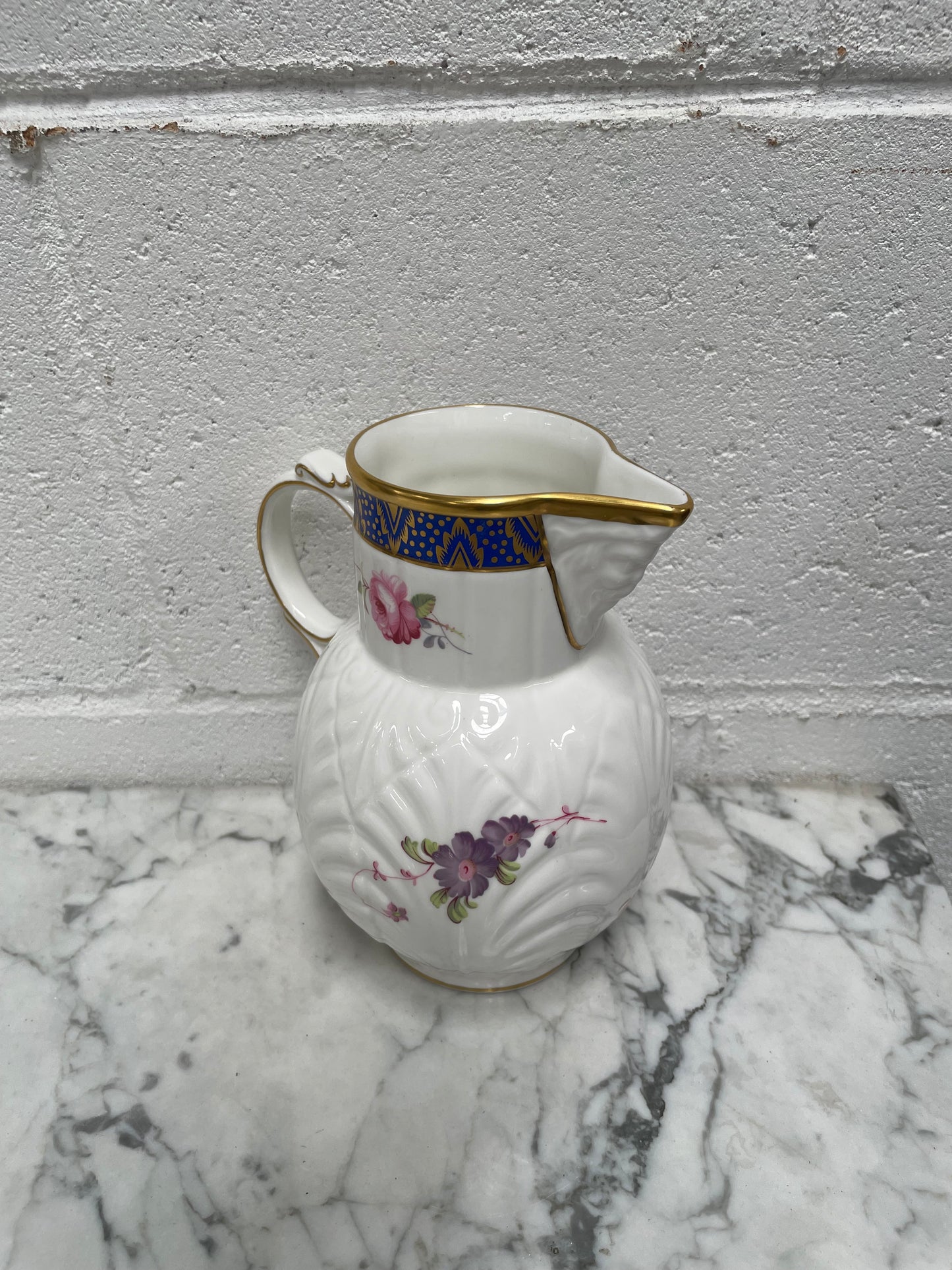 Vintage Coalport Caughley Mask Head Jug