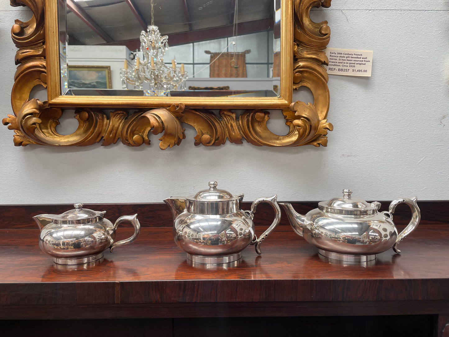 Beautiful Robur 3 piece Tea Set