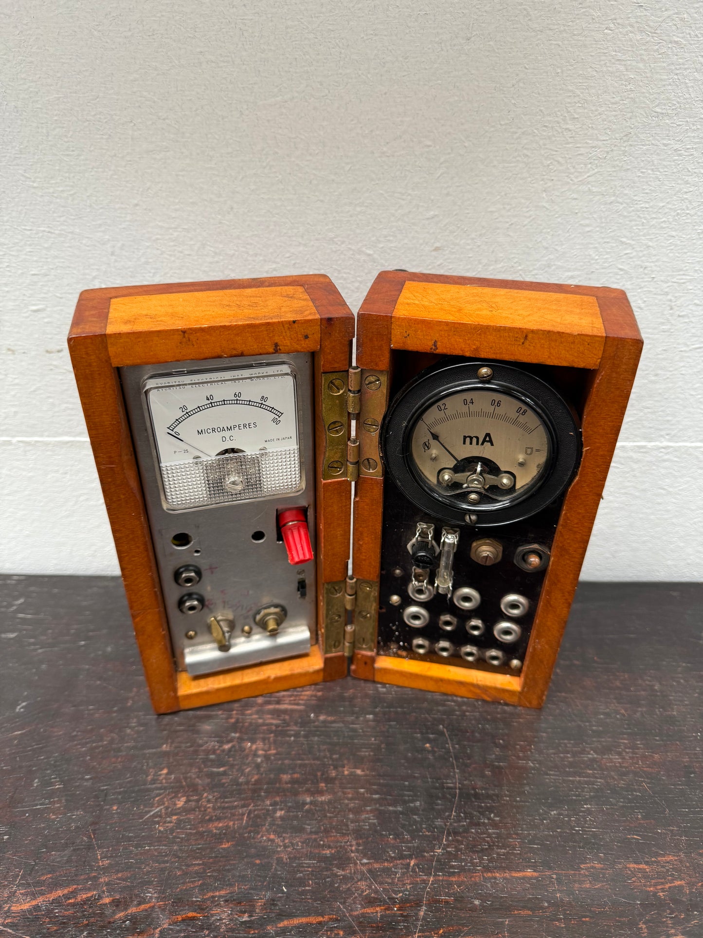 Vintage Dual Multi Purpose Electrical Testing Meter