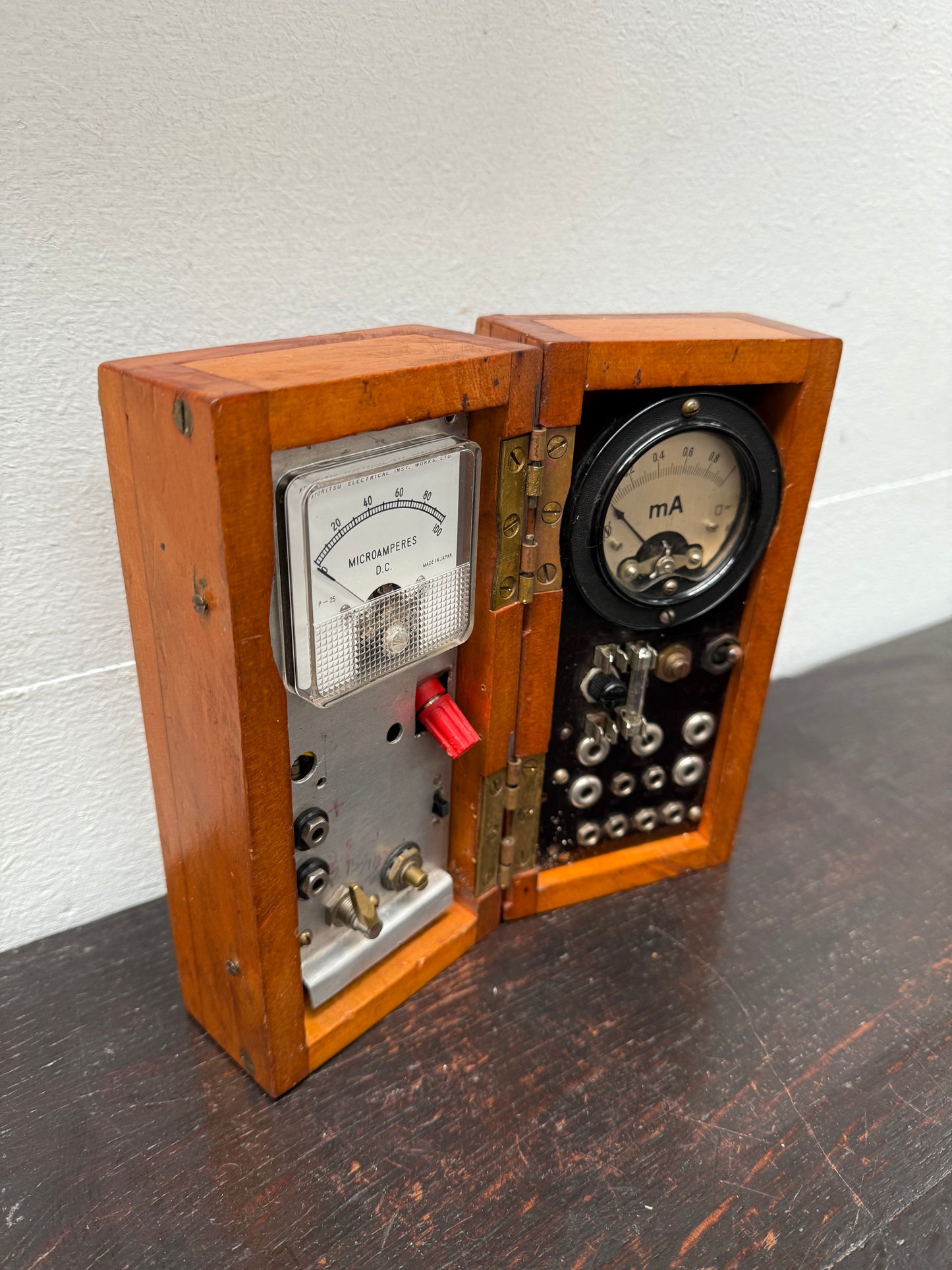 Vintage Dual Multi Purpose Electrical Testing Meter