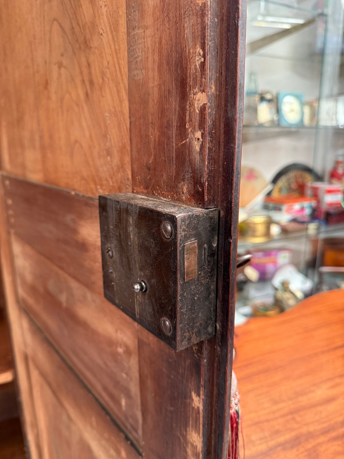 Louis XV Style Fruitwood 2 Door Armoire Circa: 1880.