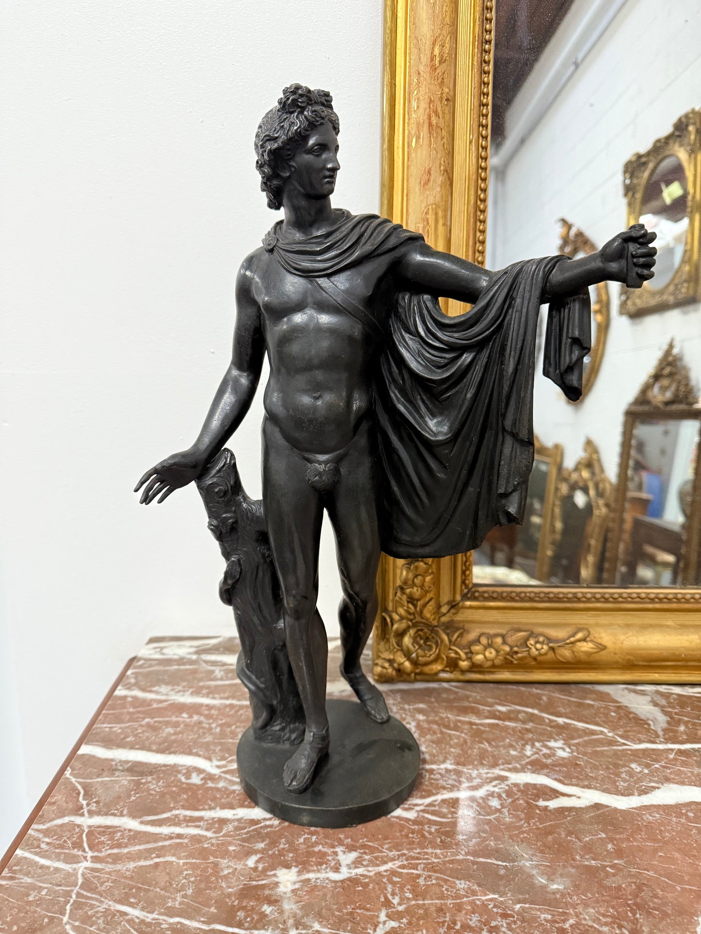 Magnificent Bronze Statue of Apollo Belvedere
