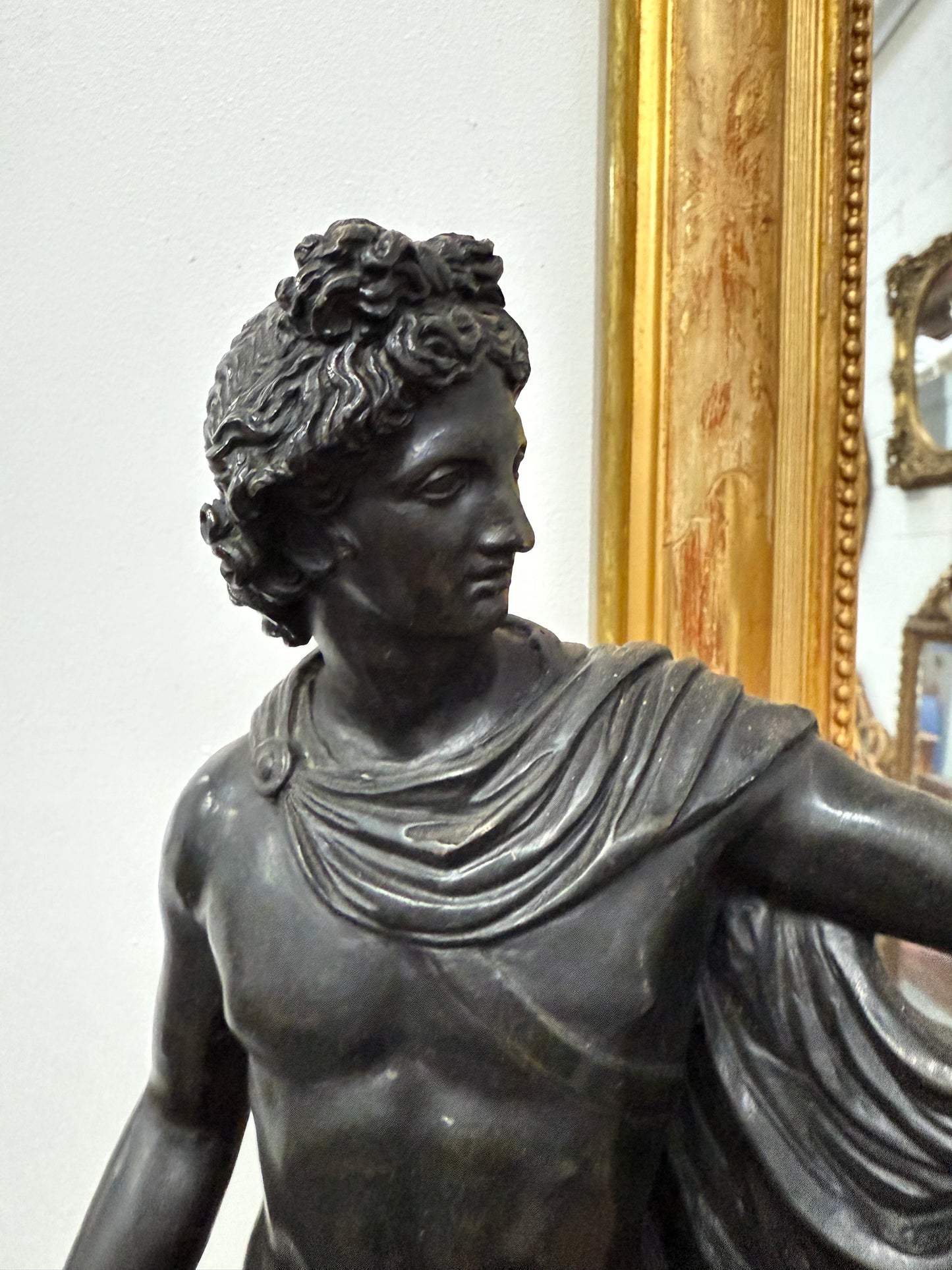 Magnificent Bronze Statue of Apollo Belvedere