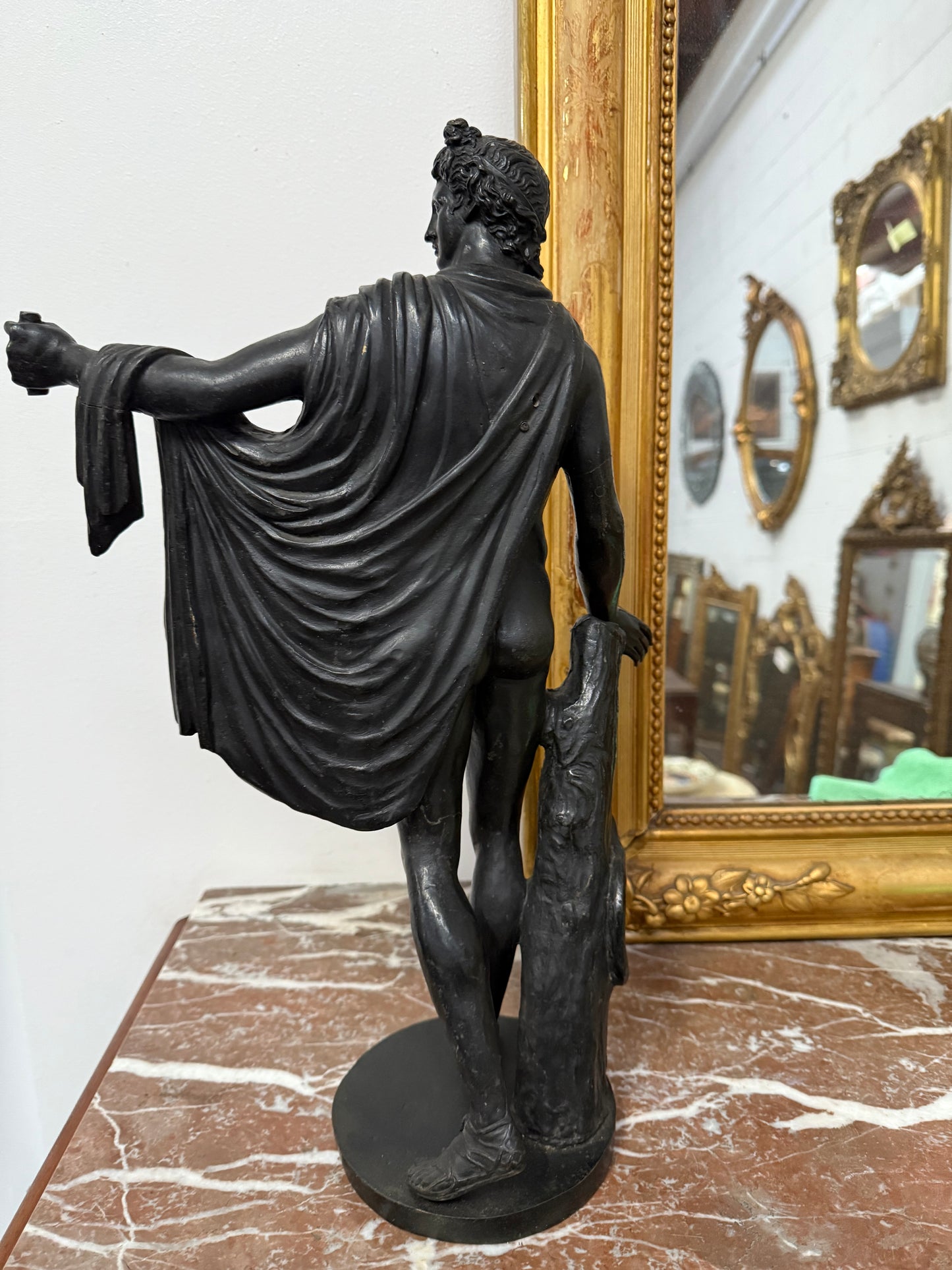 Magnificent Bronze Statue of Apollo Belvedere
