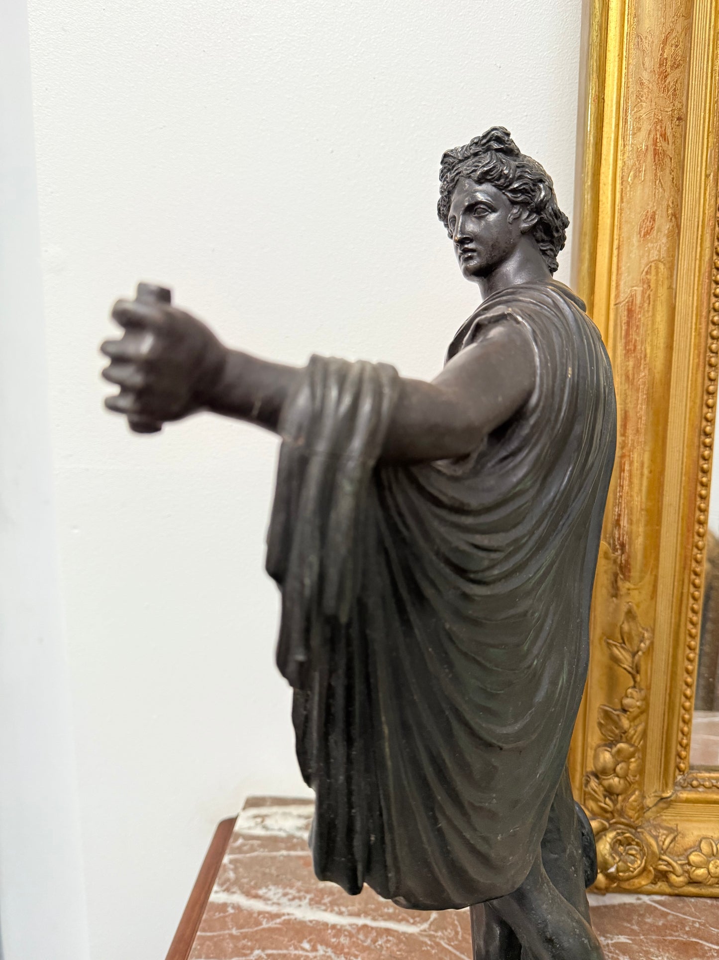 Magnificent Bronze Statue of Apollo Belvedere