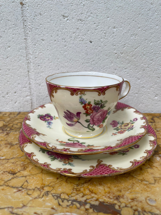 English Aynsley Trio Bone China