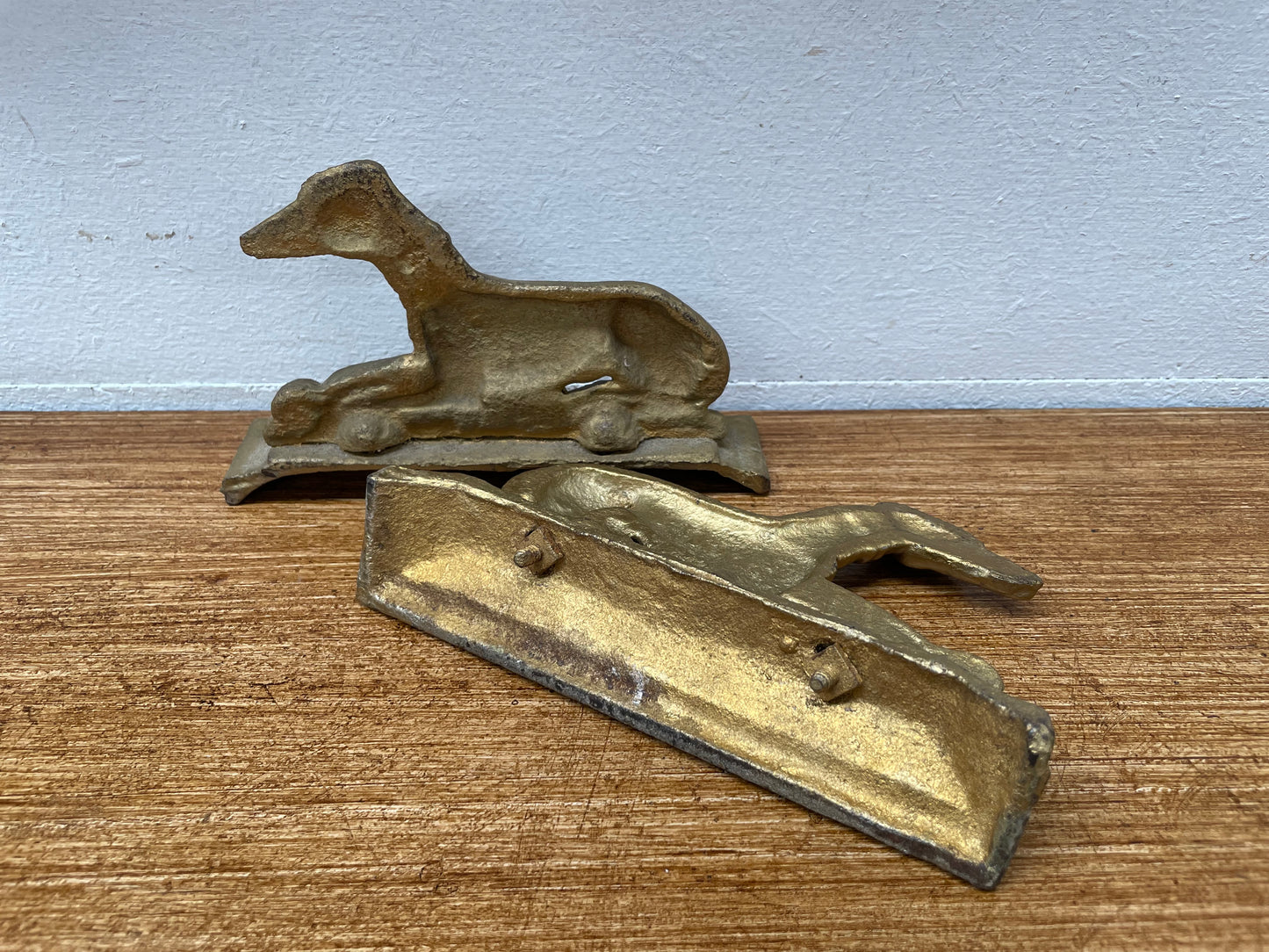 Antique Pair of Greyhound Bookends