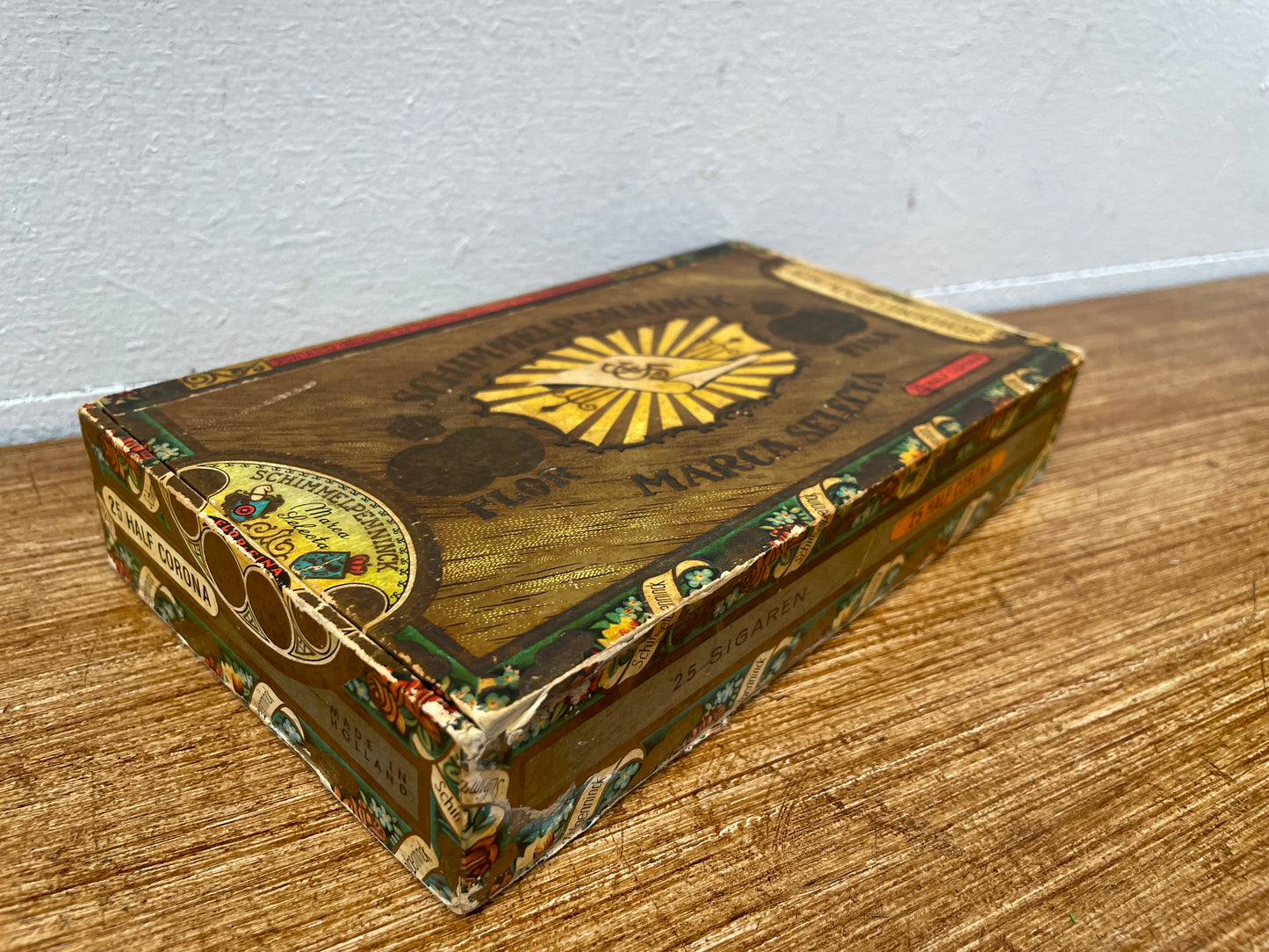 Antique Boxwood Draughts Set