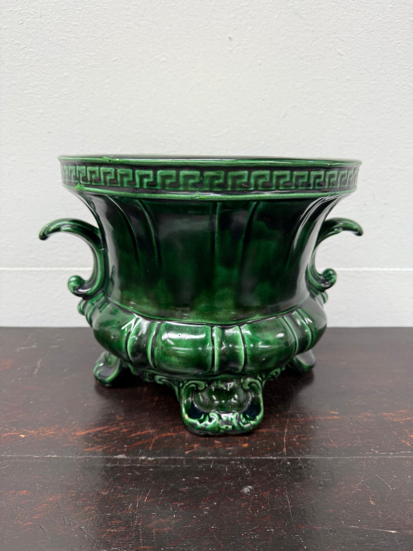 Antique French Majolica Jardiniere