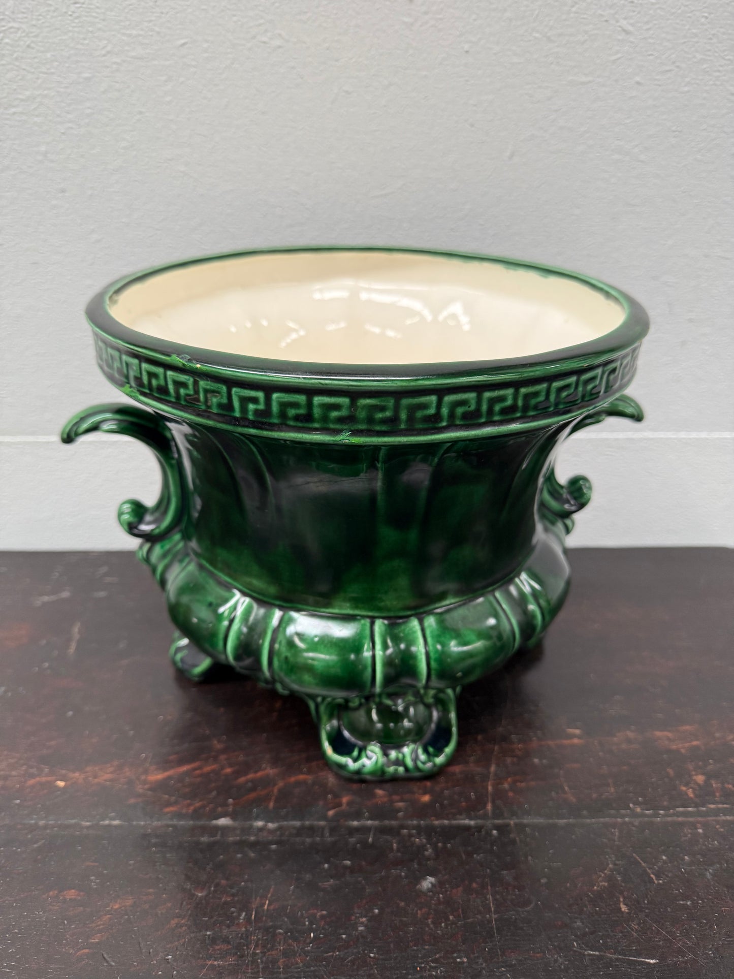 Antique French Majolica Jardiniere