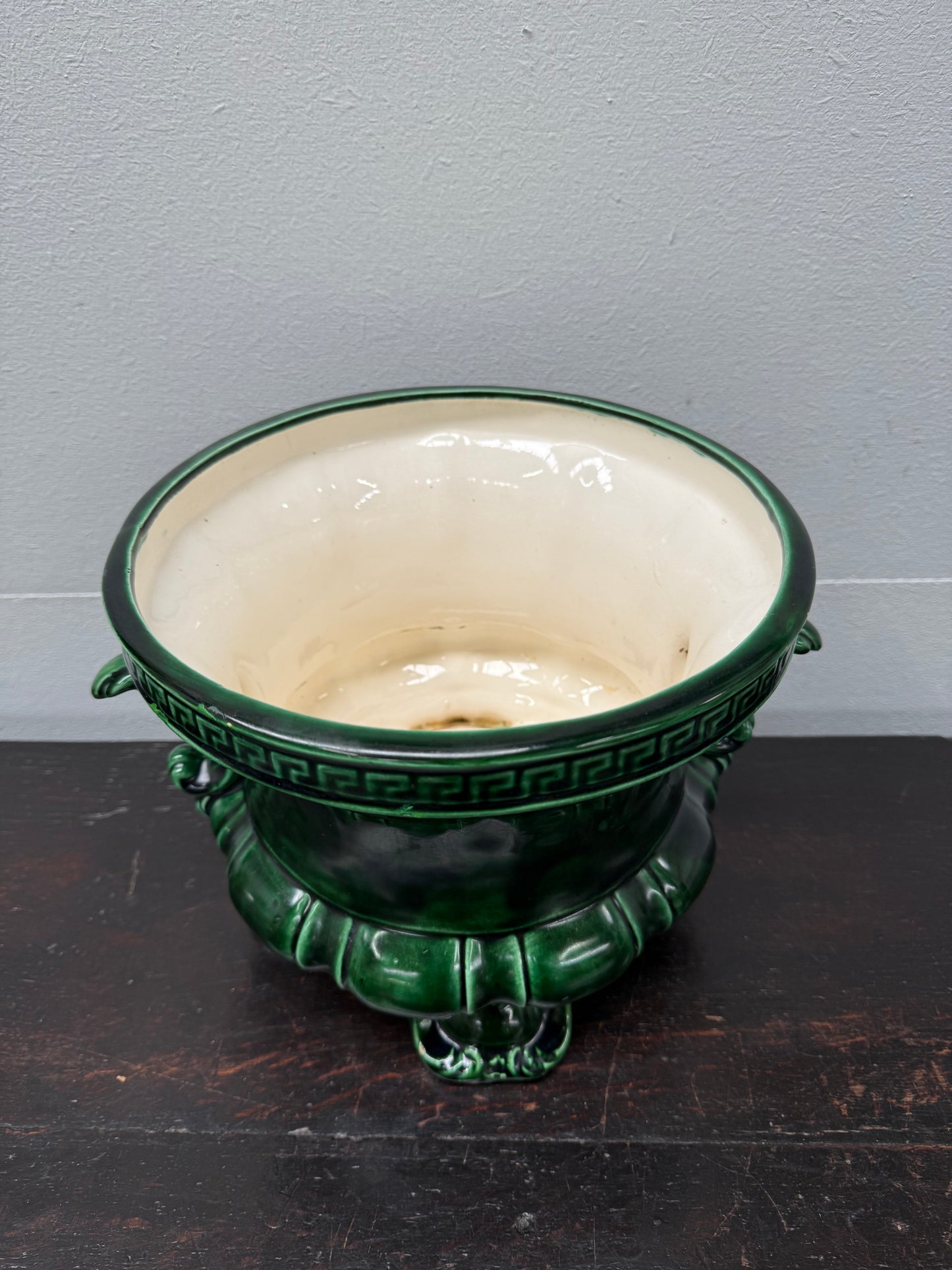 Antique French Majolica Jardiniere