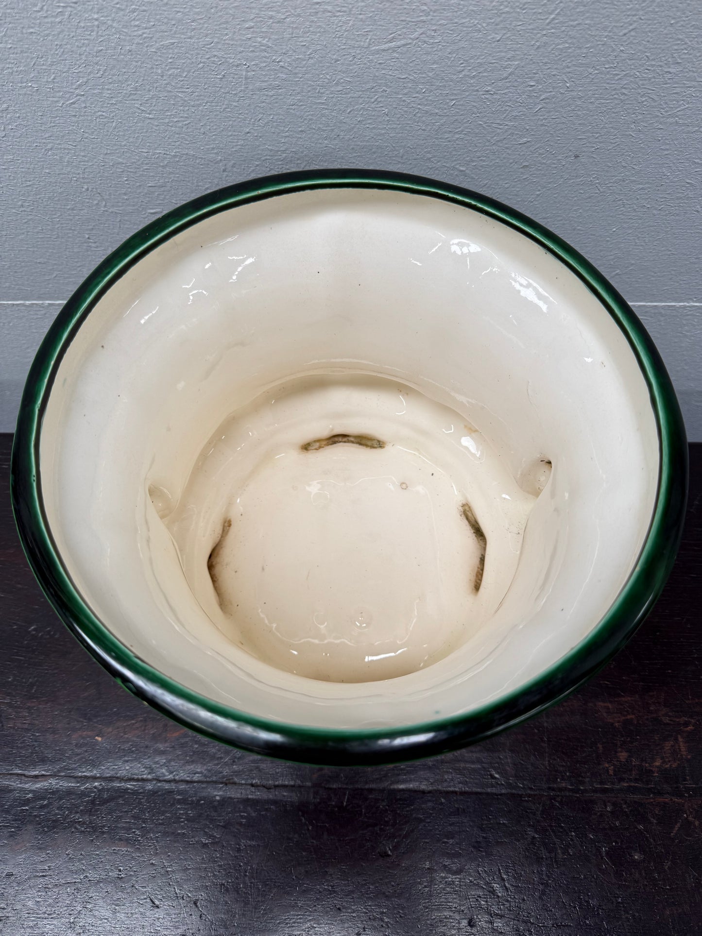 Antique French Majolica Jardiniere