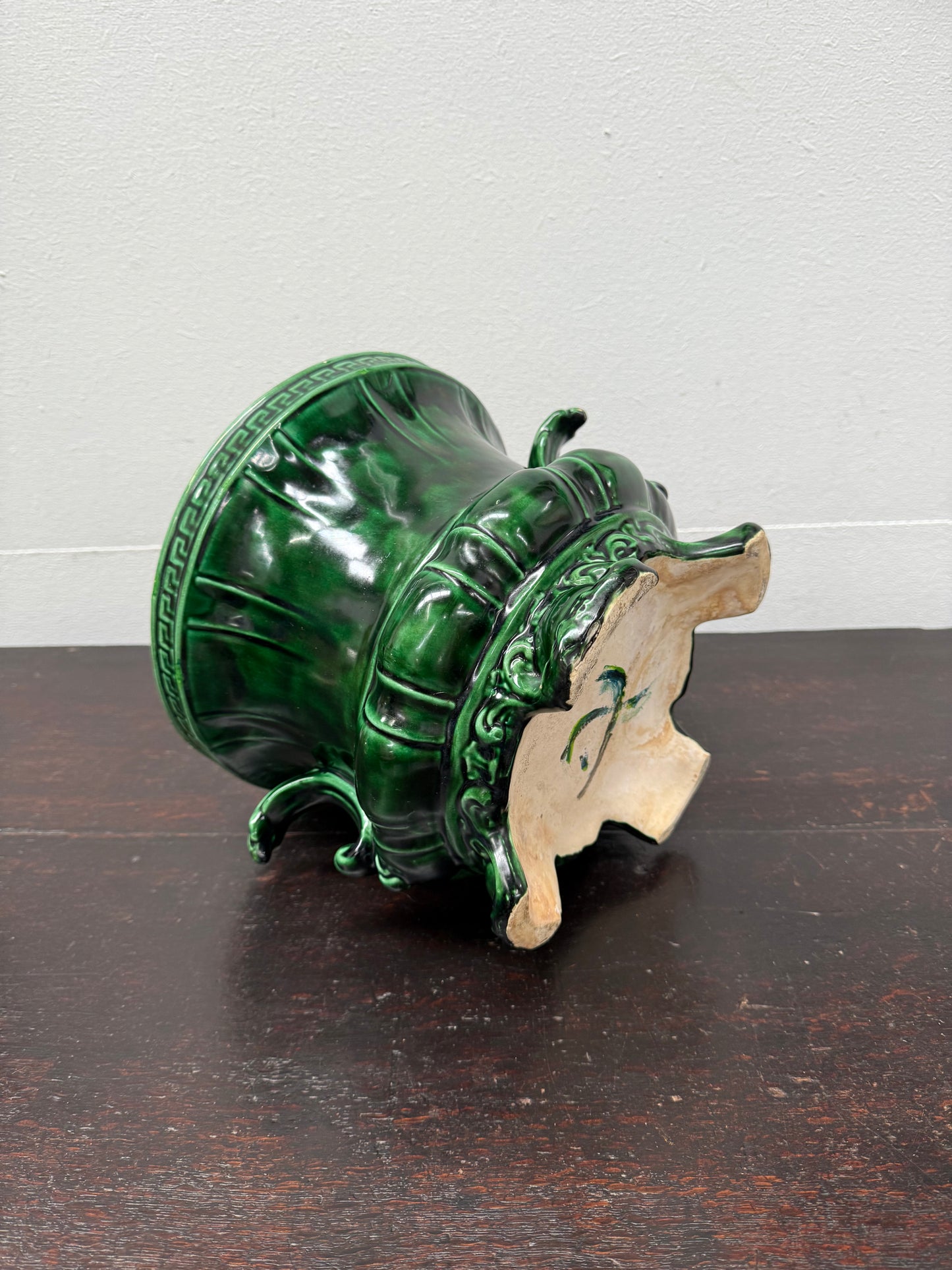 Antique French Majolica Jardiniere