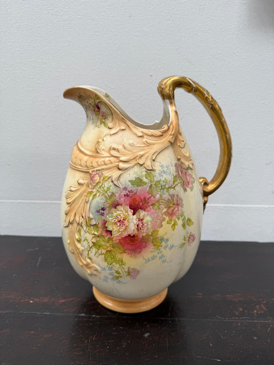 Large Crown Devon Victorian Jug
