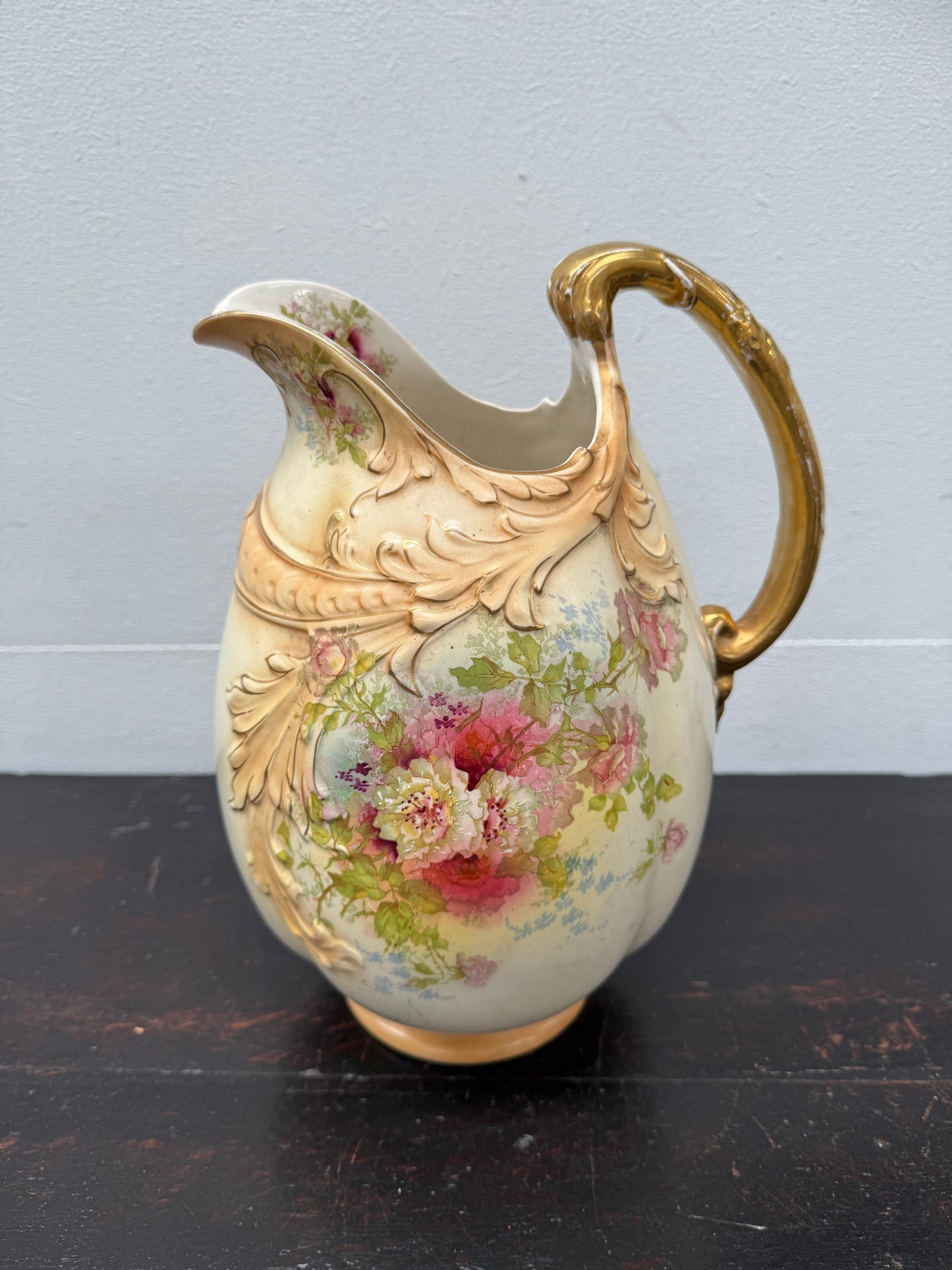 Large Crown Devon Victorian Jug