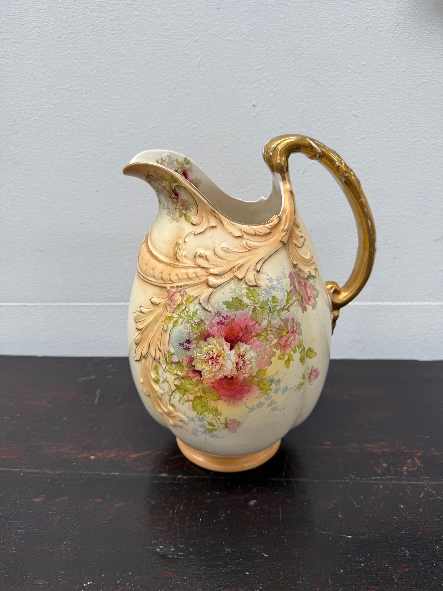 Large Crown Devon Victorian Jug