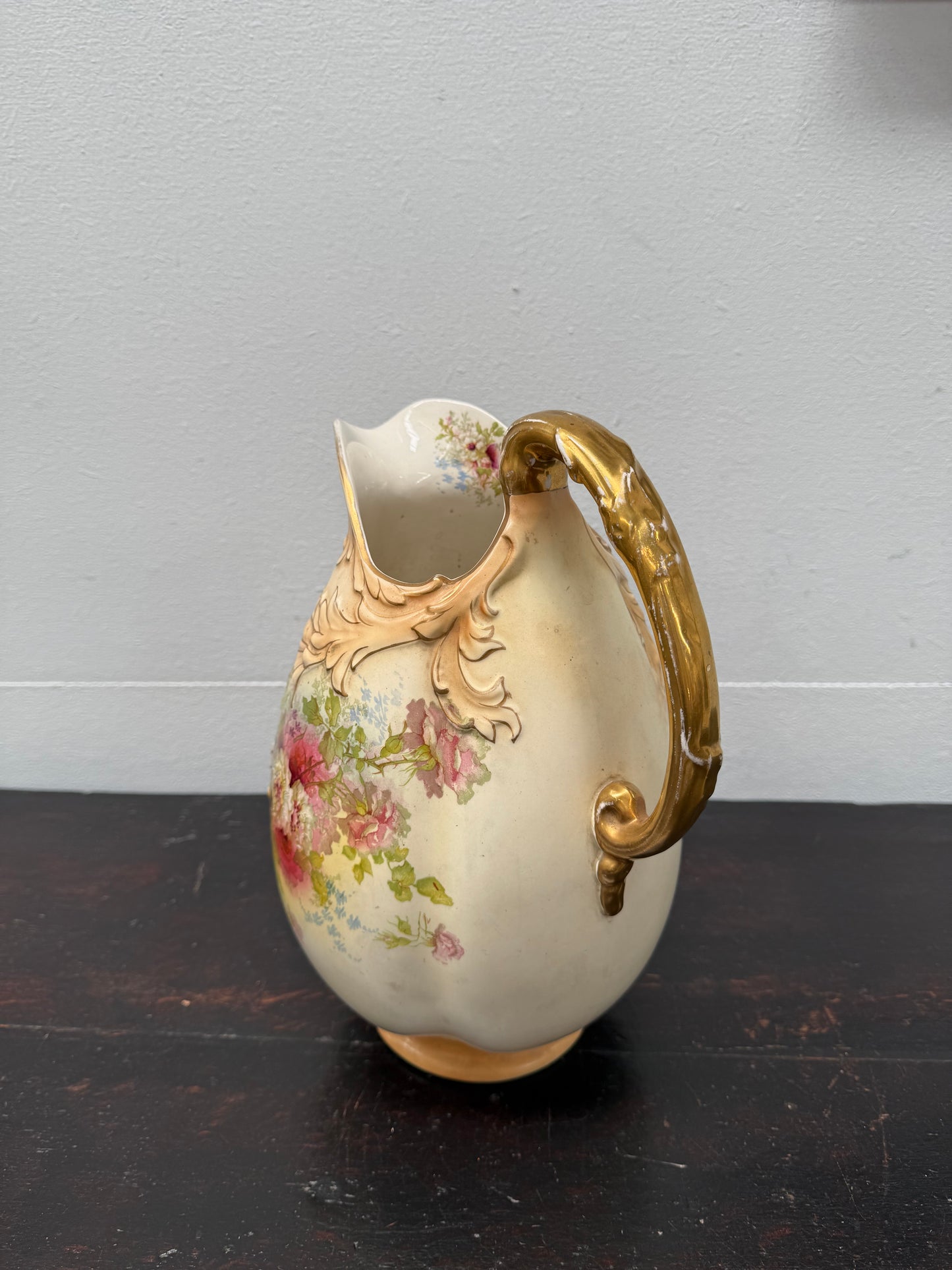 Large Crown Devon Victorian Jug